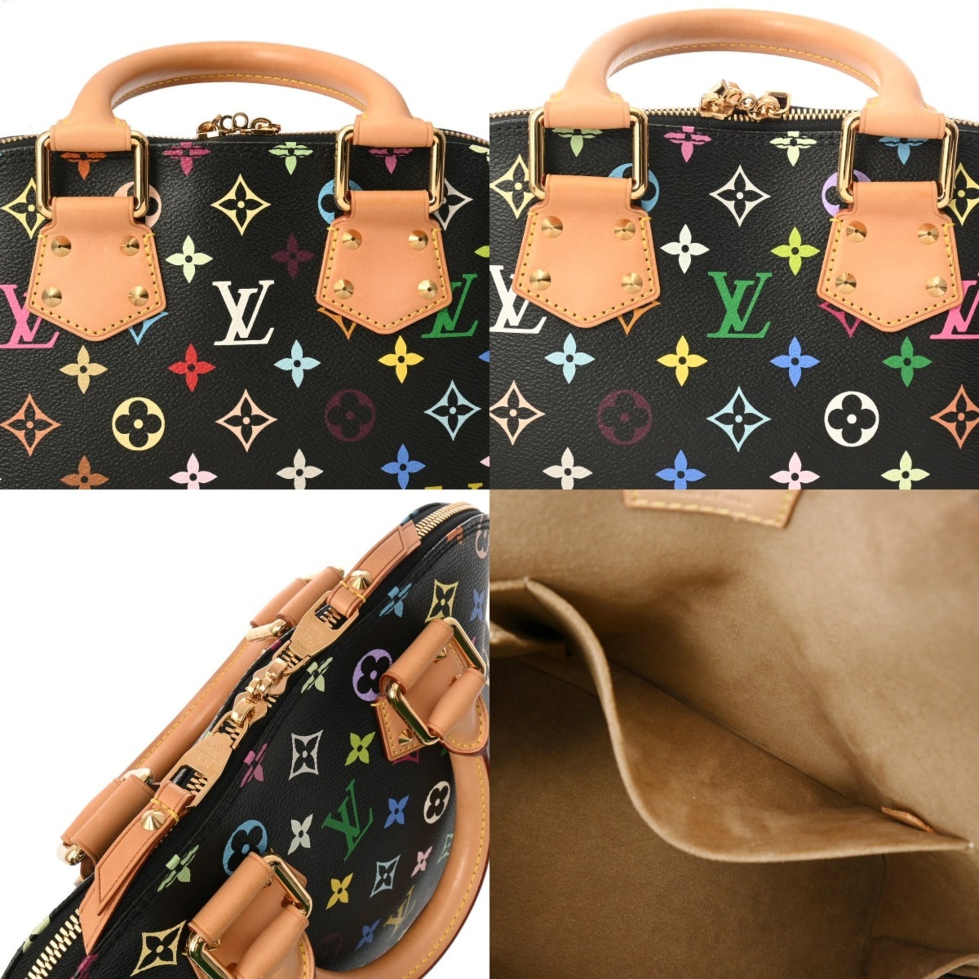 Louis Vuitton Noir Monogram Handbag (Pre-Owned)
