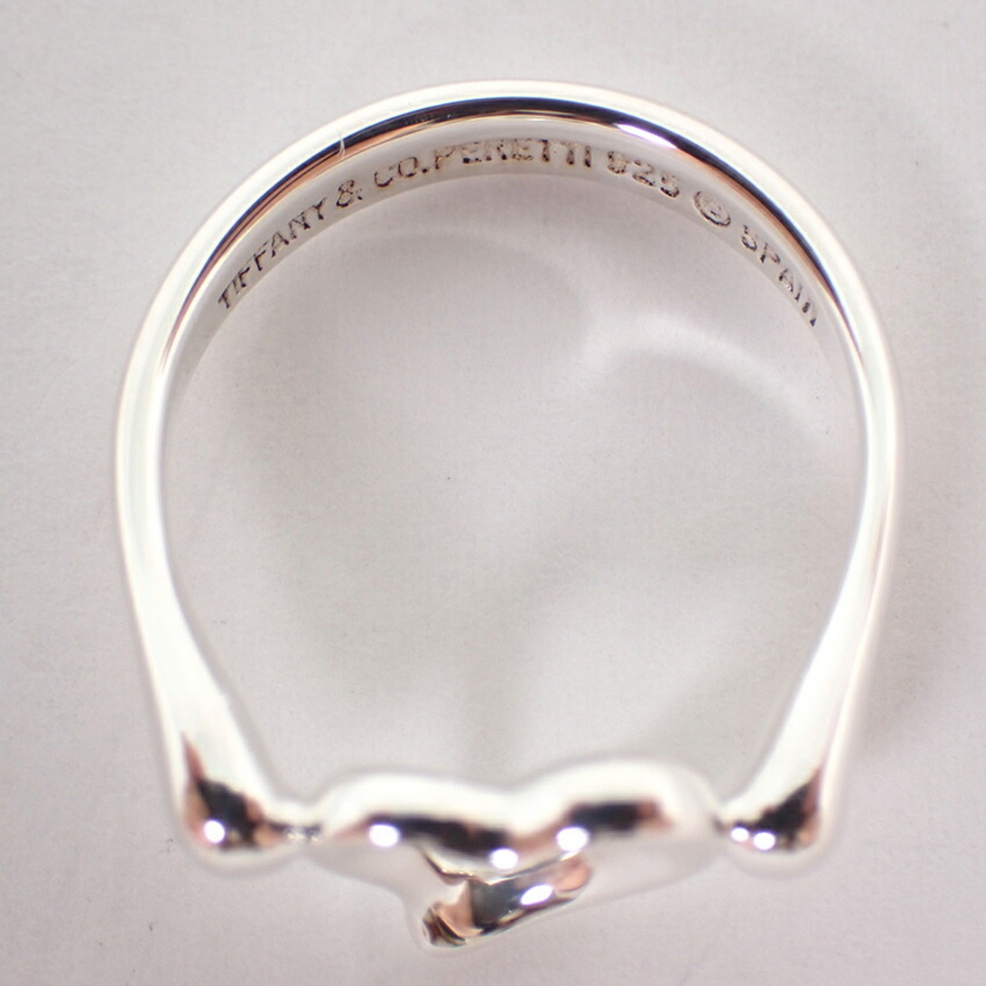 Tiffany Silver Sterling Silver 925 Band Ring (Pre-Owned)