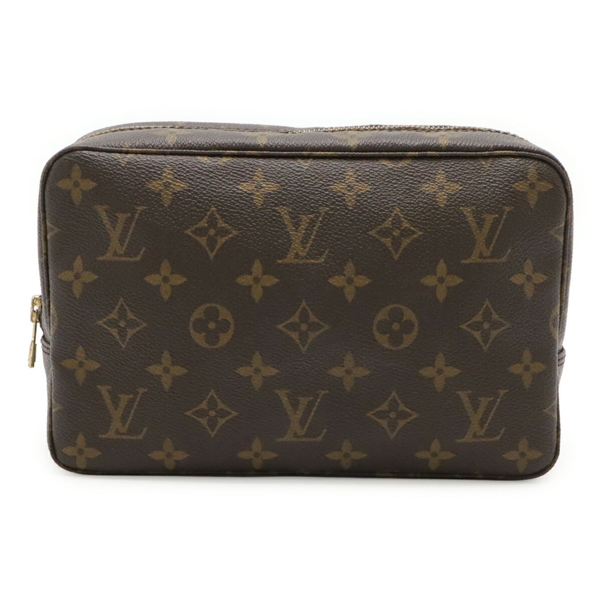 Louis Vuitton Brown Monogram Canvas Clutch Bag Pouch (Pre-Owned)