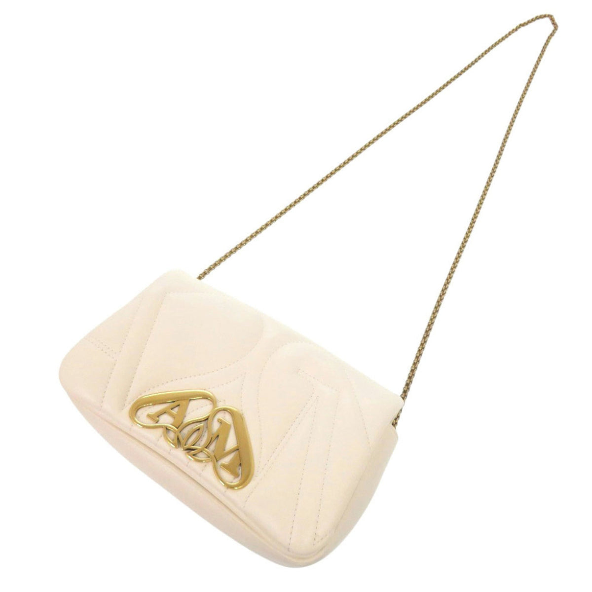 Alexander Mcqueen Ivory Leather Shoulder Bag (Pre-Owned)