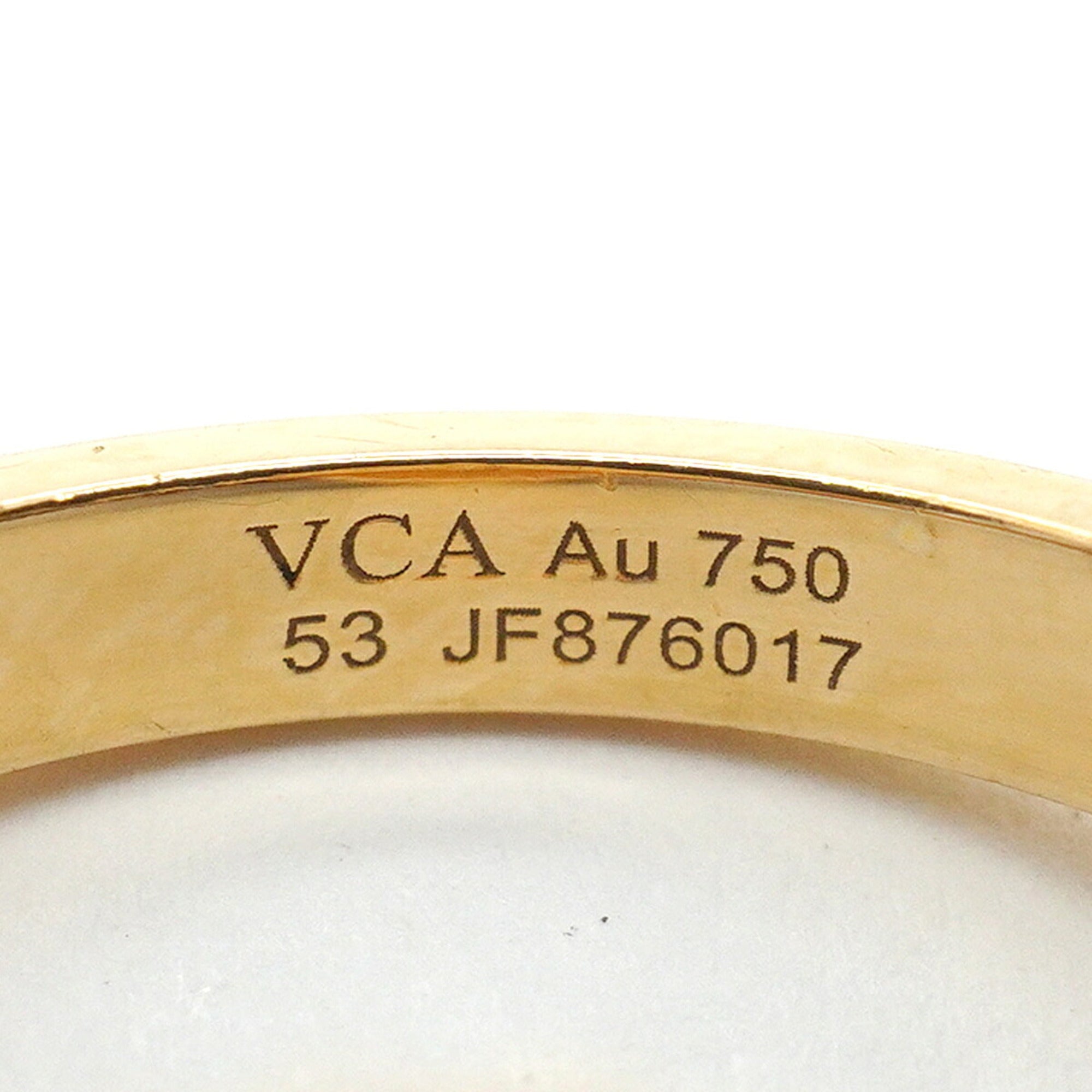Van Cleef & Arpels Yellow Gold (18K) Band Ring (Pre-Owned)
