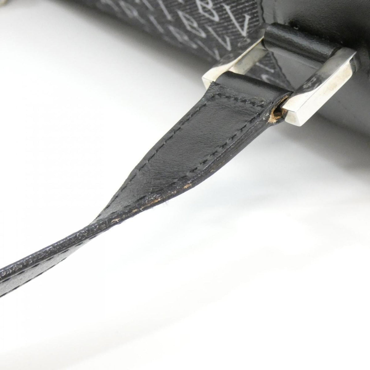 Bvlgari Black Gray Denim Shoulder Bag (Pre-Owned)