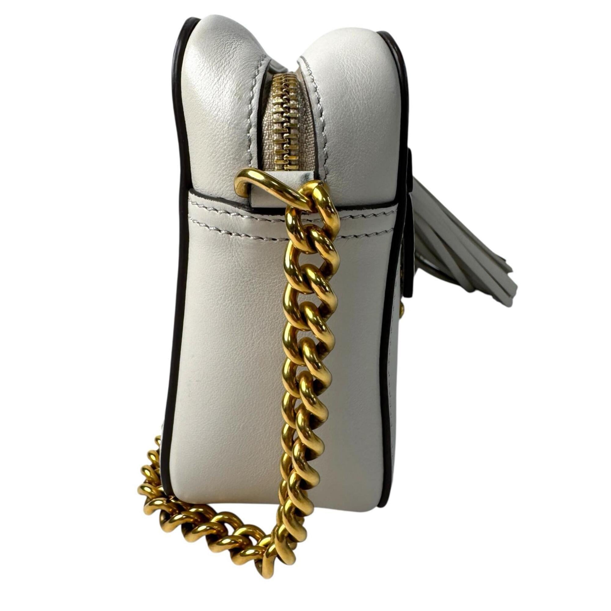 Anya Hindmarch Ivory Leather Shoulder Bag (Pre-Owned)