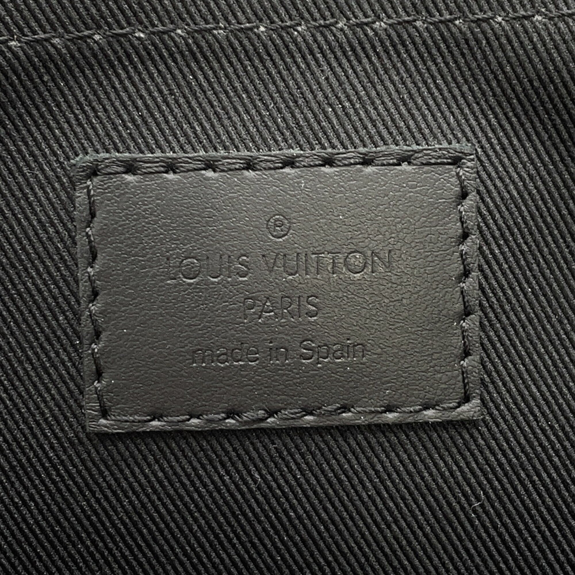 Louis Vuitton Monogram Black Noir Leather Handbag Shoulder Bag (Pre-Owned)