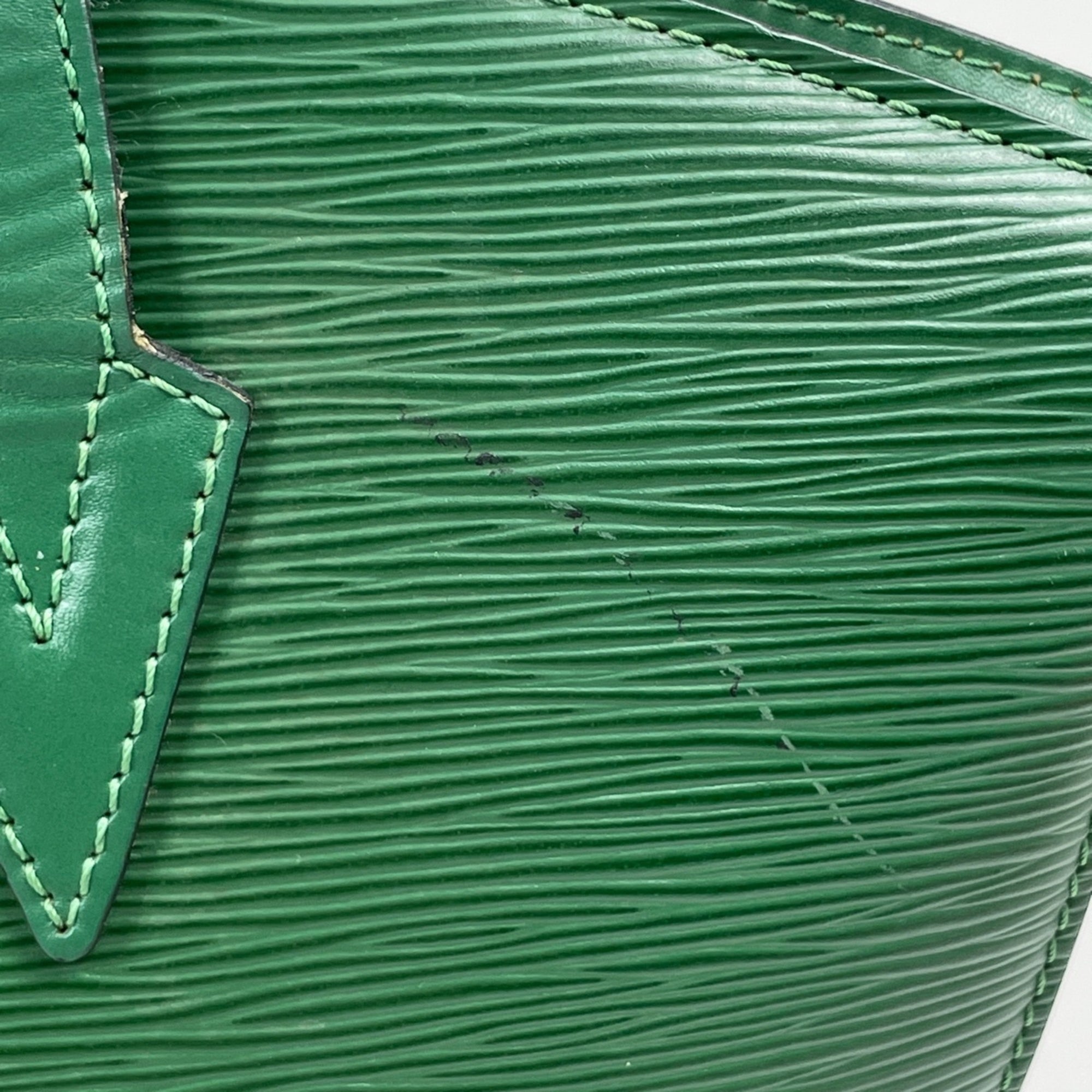Louis Vuitton Borneo Green Epi Leather Shoulder Bag Tote Bag (Pre-Owned)