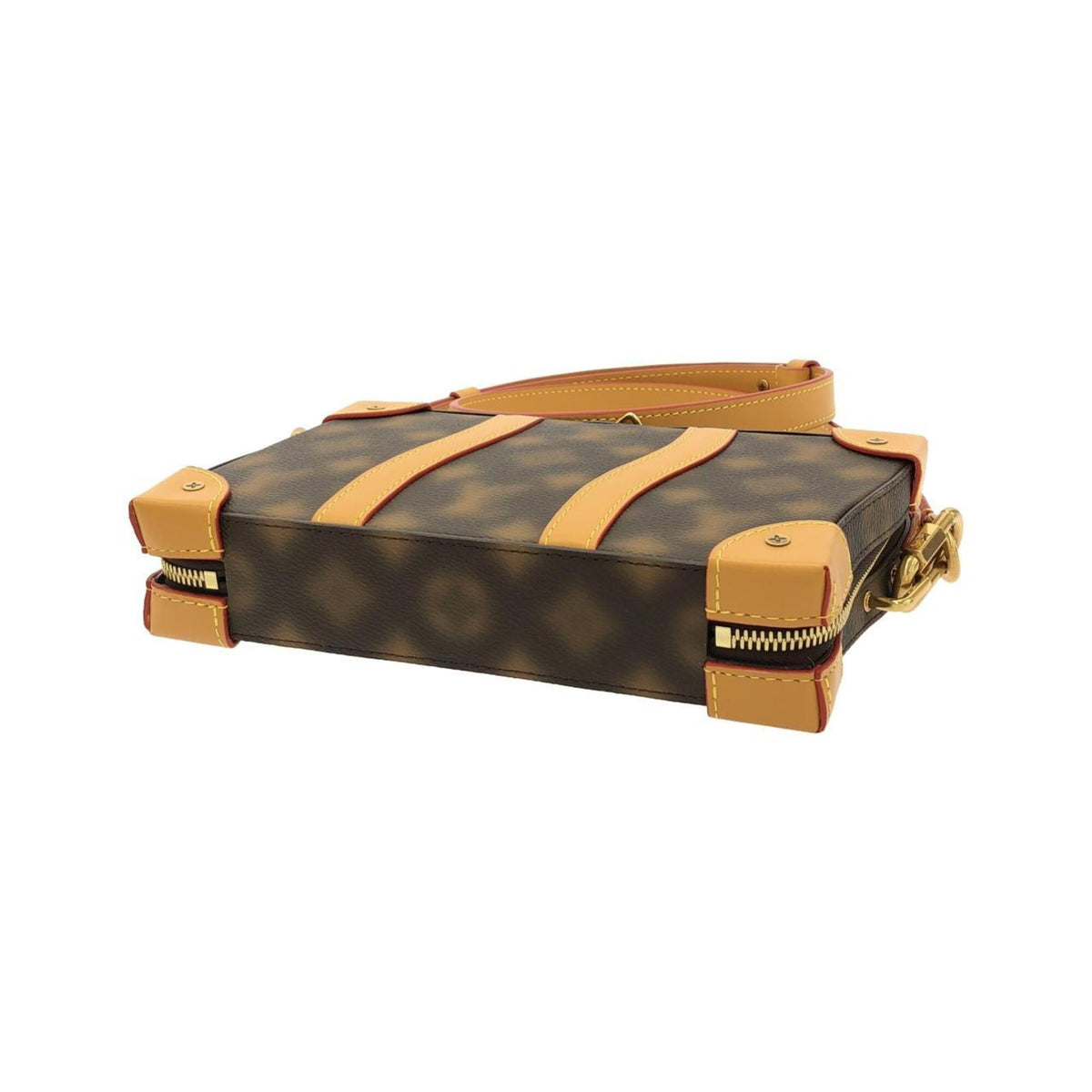 Louis Vuitton Brown Coated Canvas Shoulder Bag (Pre-Owned)