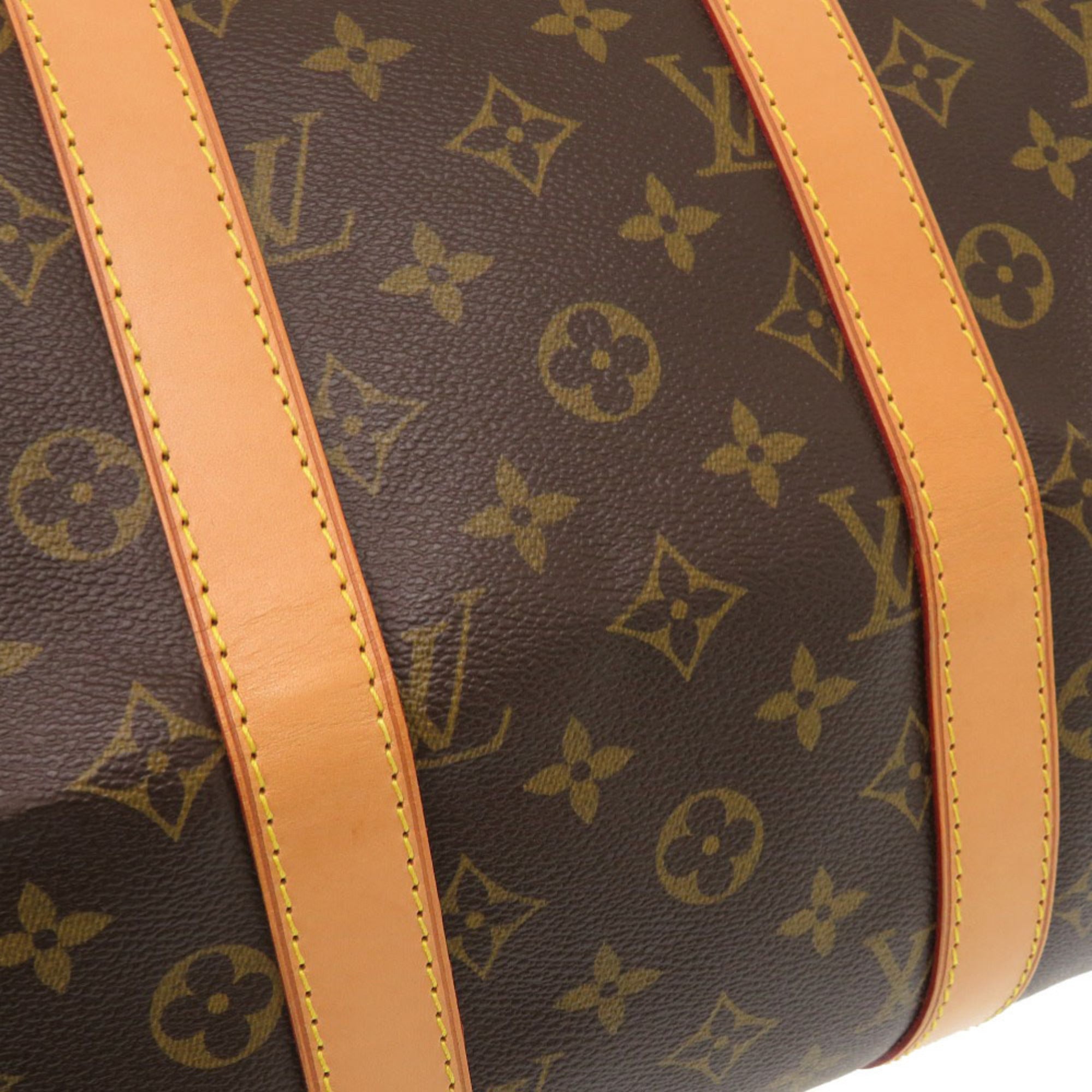Louis Vuitton Brown Monogram Canvas Boston Bag (Pre-Owned)