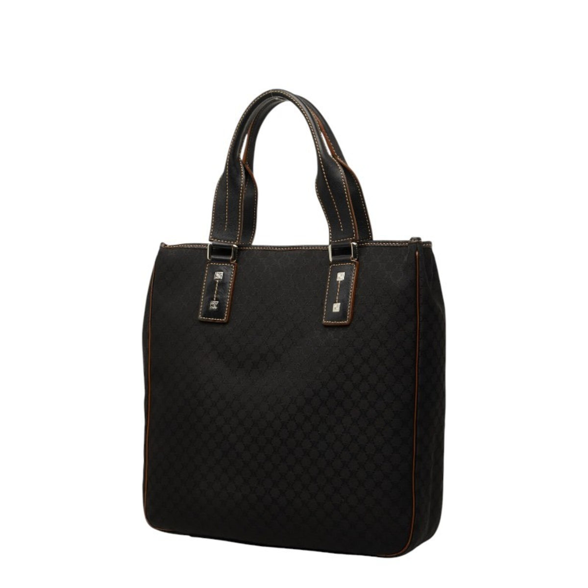 Celine Black Canvas Leather Handbag (Pre-Owned)
