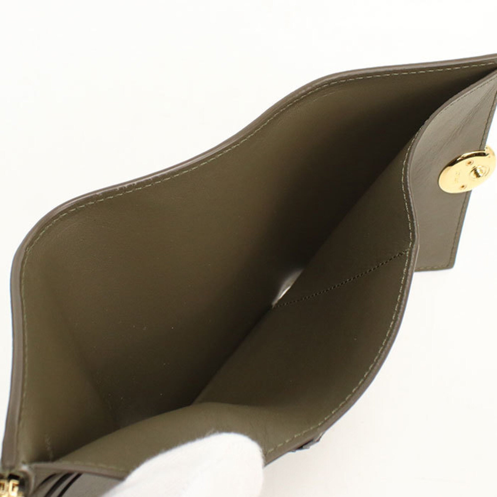 Loewe Khaki Wallet (Tri-Fold) (Pre-Owned)