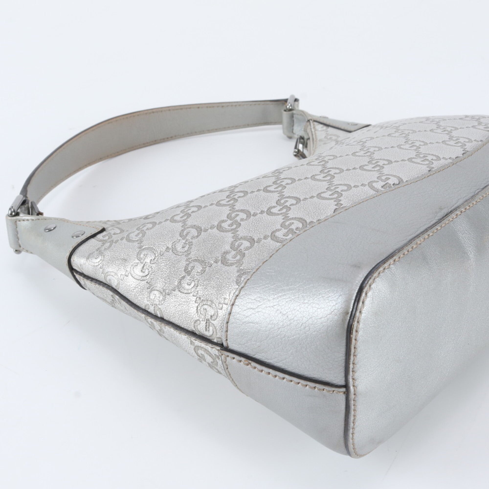Gucci Leather Handbag Shoulder Bag (Pre-Owned)