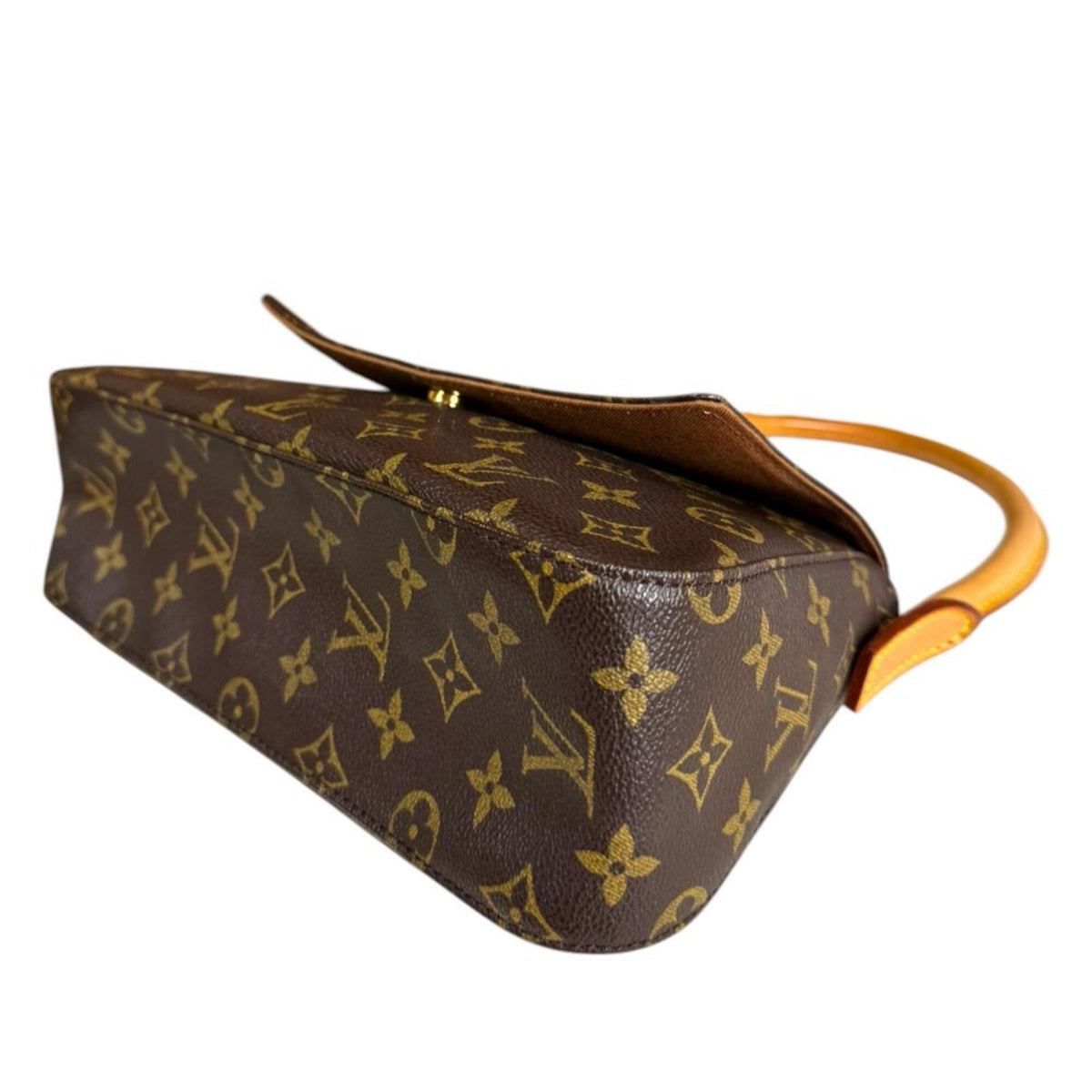 Louis Vuitton Brown Monogram Canvas Handbag (Pre-Owned)