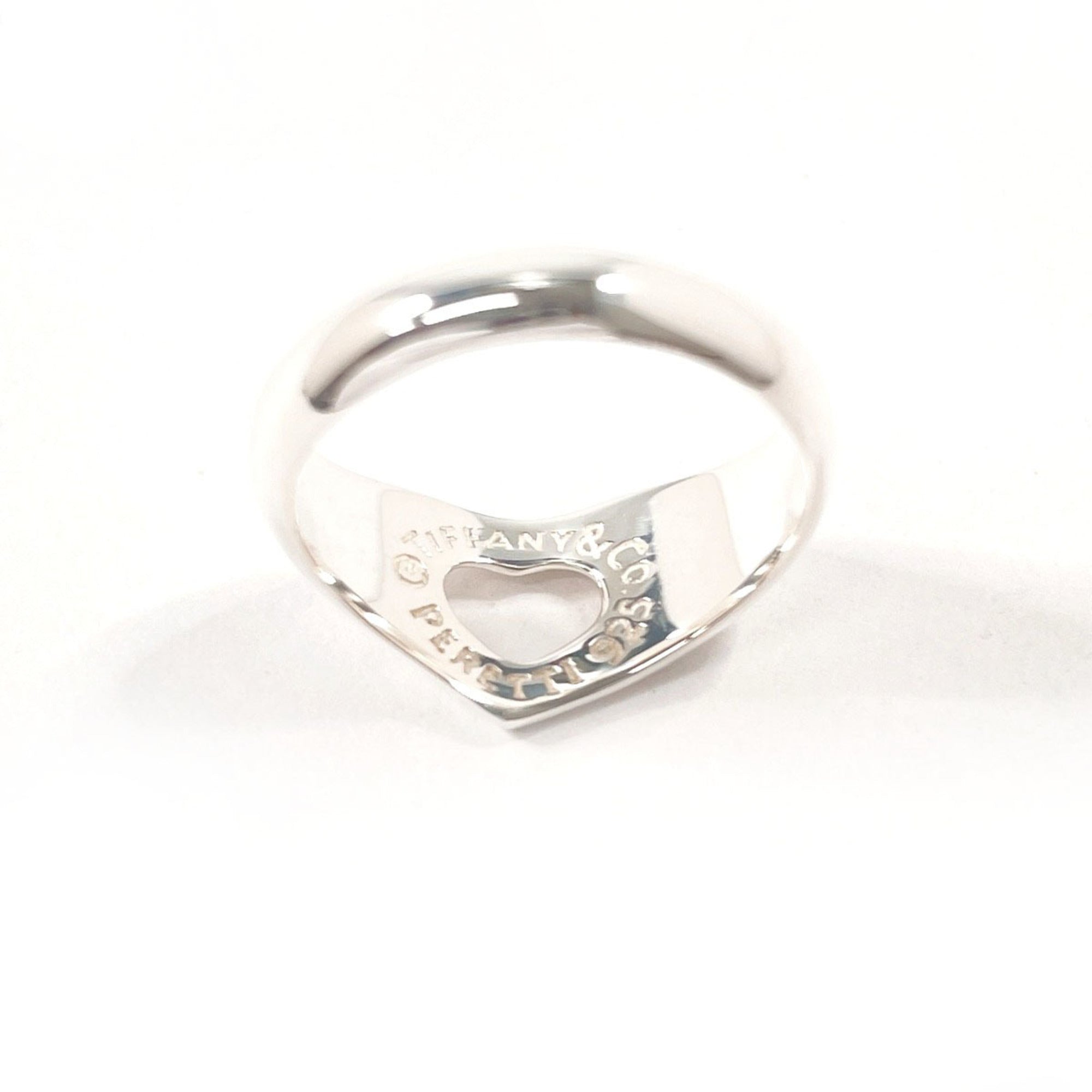 Tiffany Silver Silver 925 Band Ring (Pre-Owned)