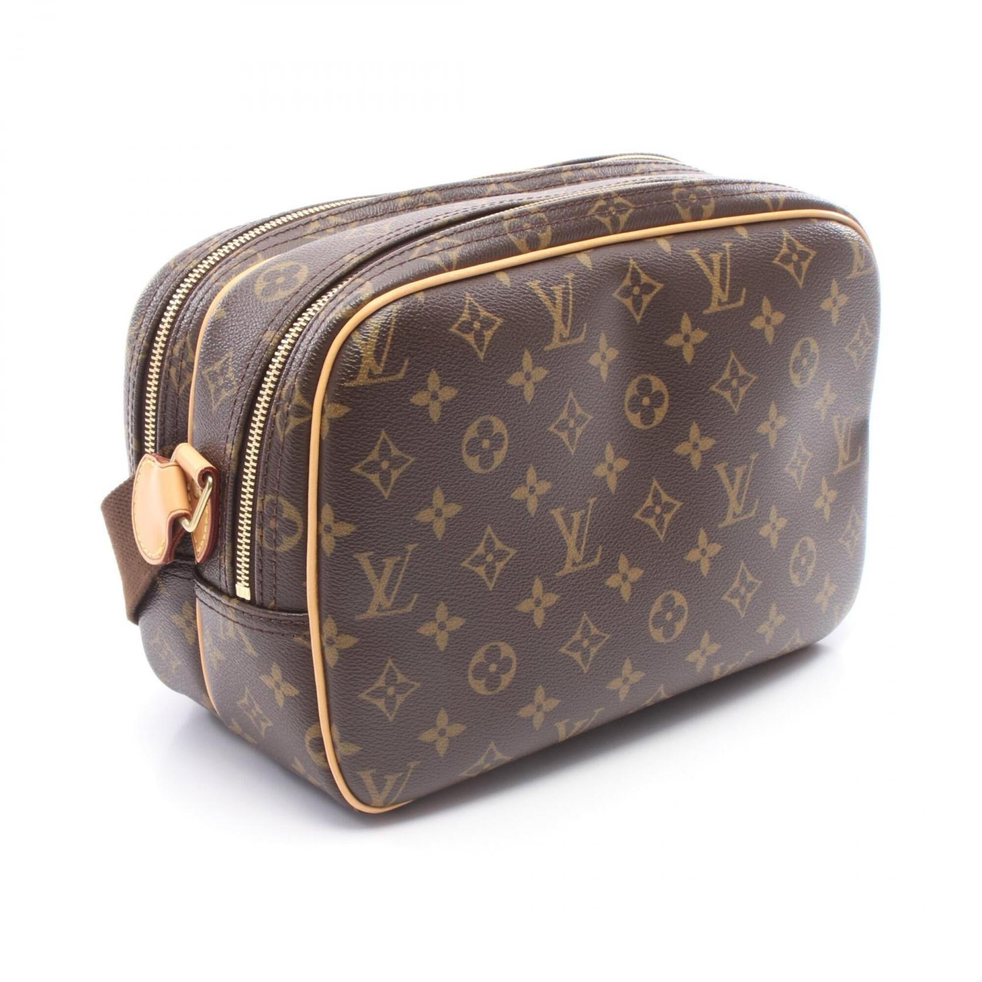 Louis Vuitton Brown Coated Canvas Monogram Pvc Leather Handbag Shoulder Bag (Pre-Owned)