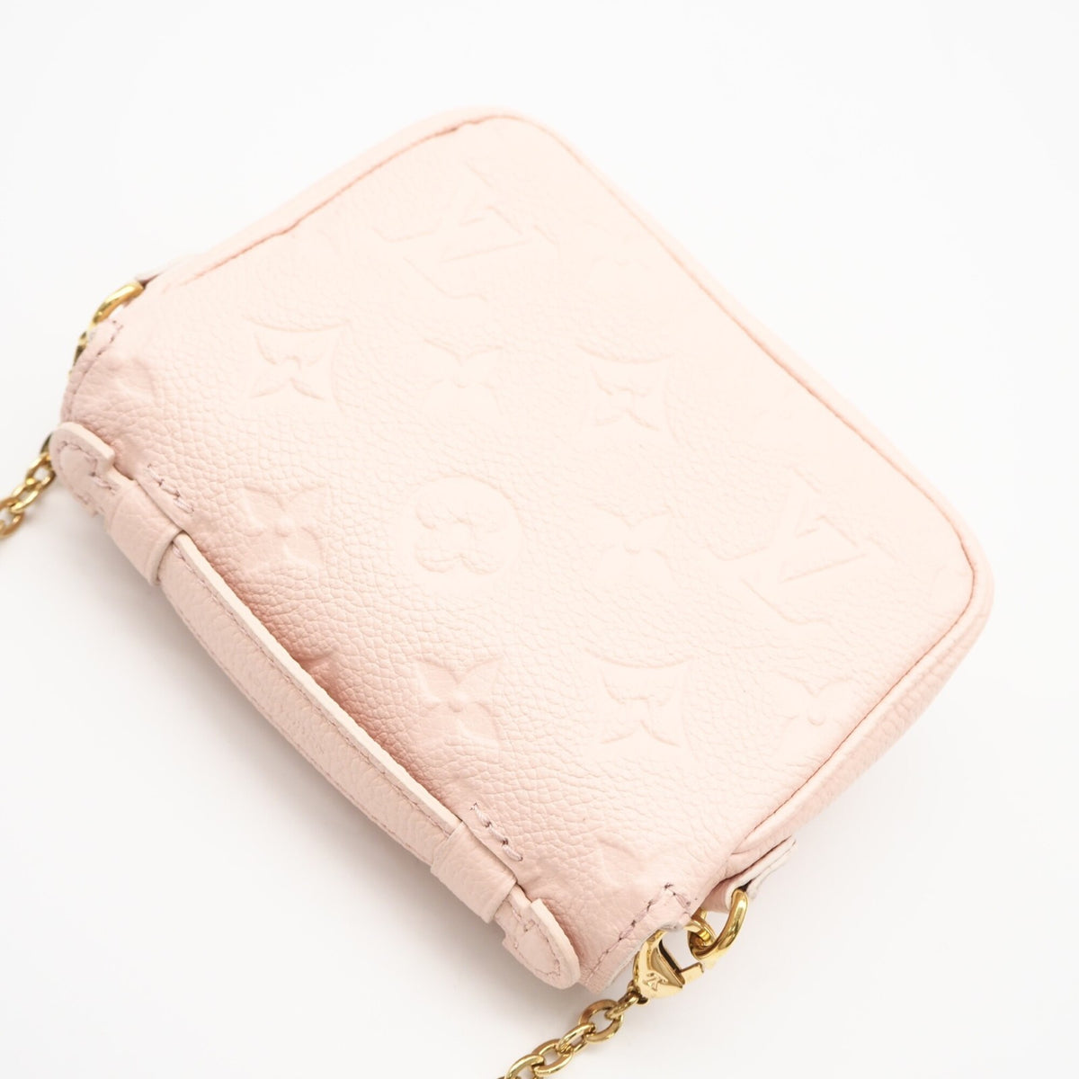 Louis Vuitton Pink Leather Shoulder Bag (Pre-Owned)
