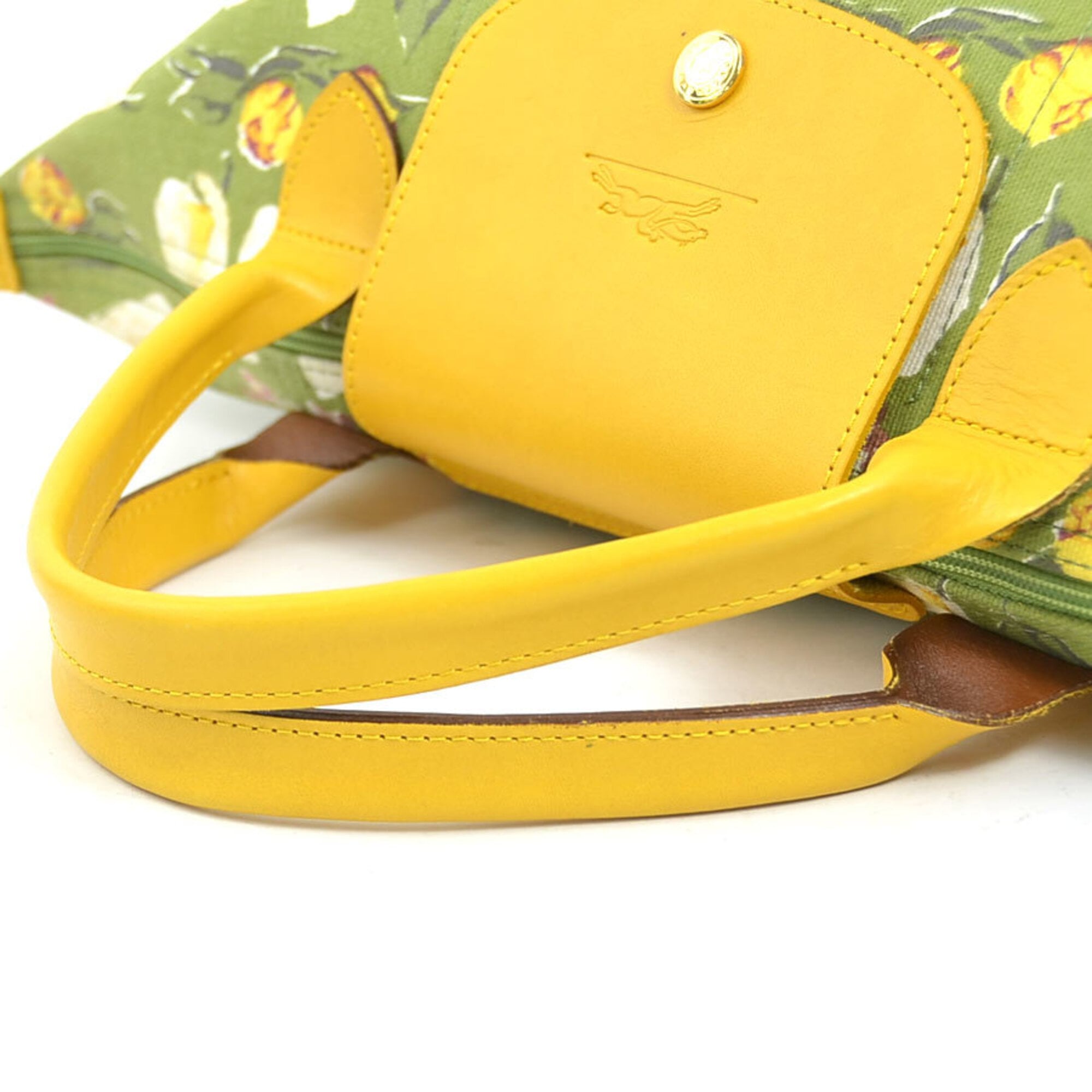 Longchamp Multi-Color Canvas Handbag (Pre-Owned)