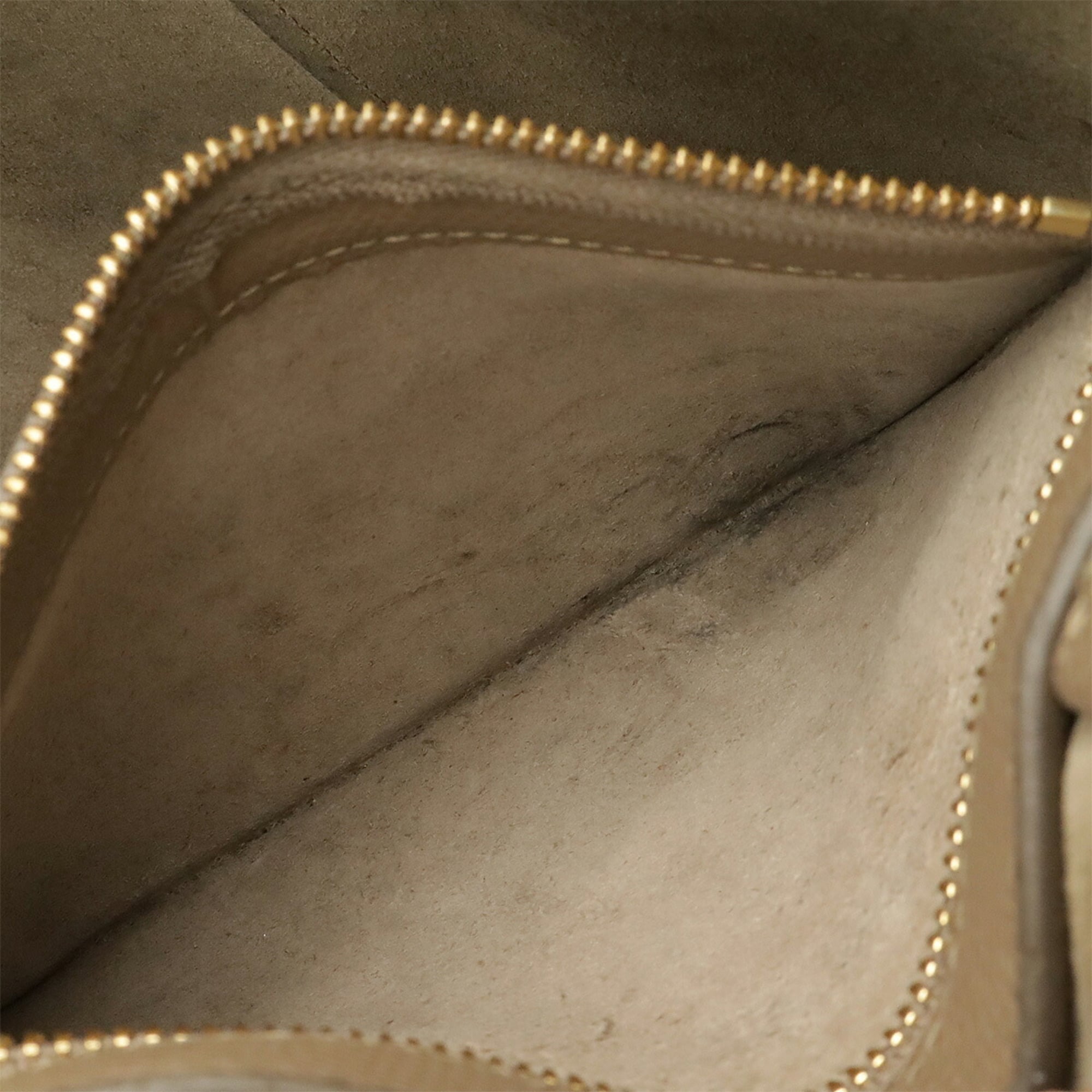 Celine Grayish Leather Handbag Shoulder Bag Tote Bag (Pre-Owned)
