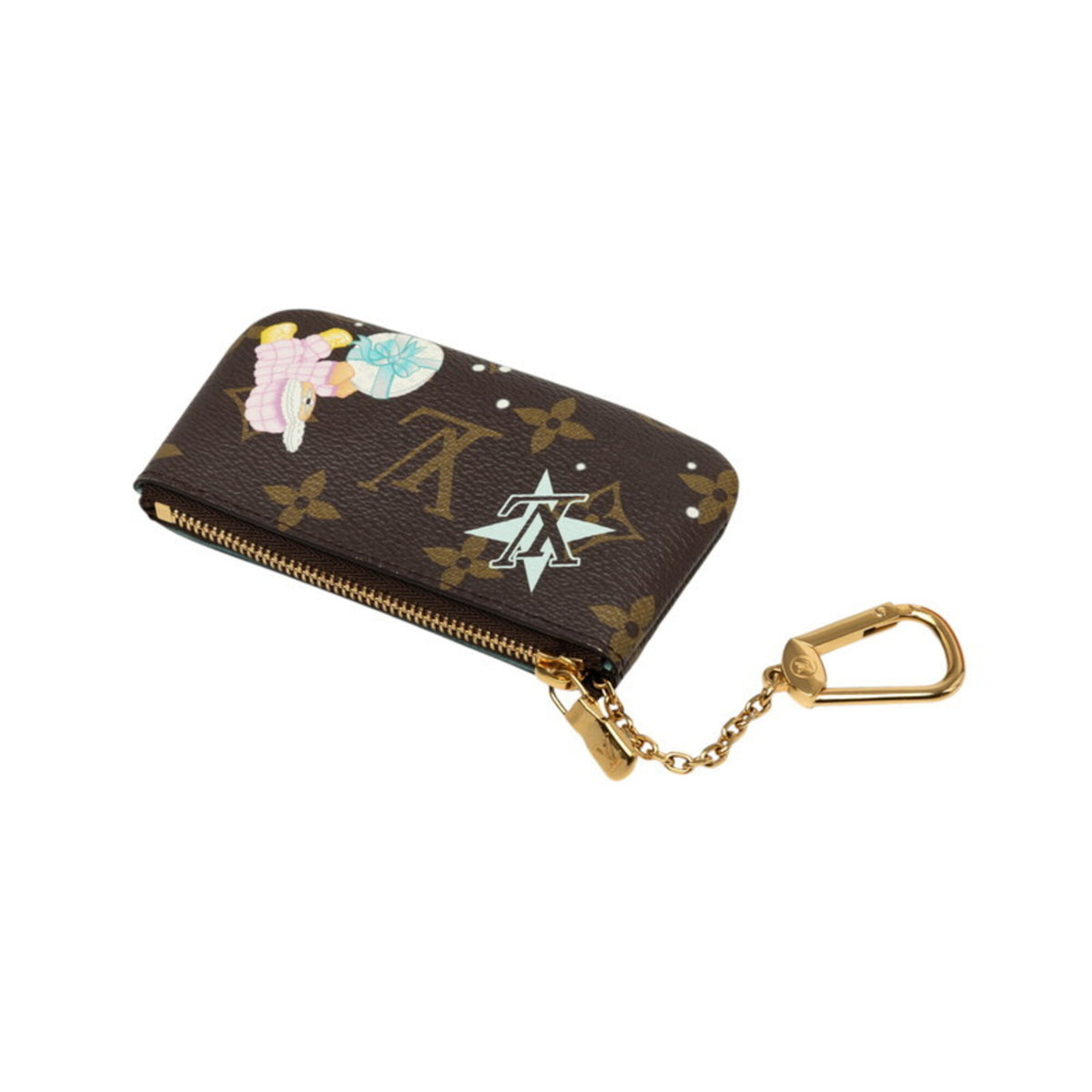 Louis Vuitton Azur Brown Pvc Leather Coin Purse/Coin Case (Pre-Owned)