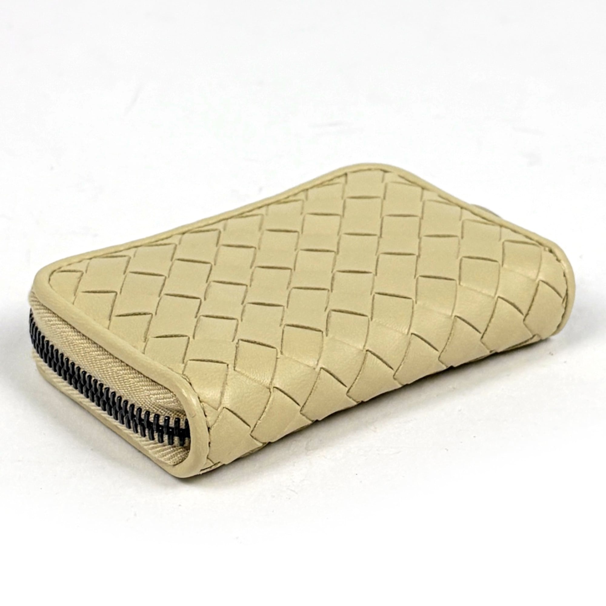 Bottega Veneta Yellow Leather Coin Purse/Coin Case (Pre-Owned)