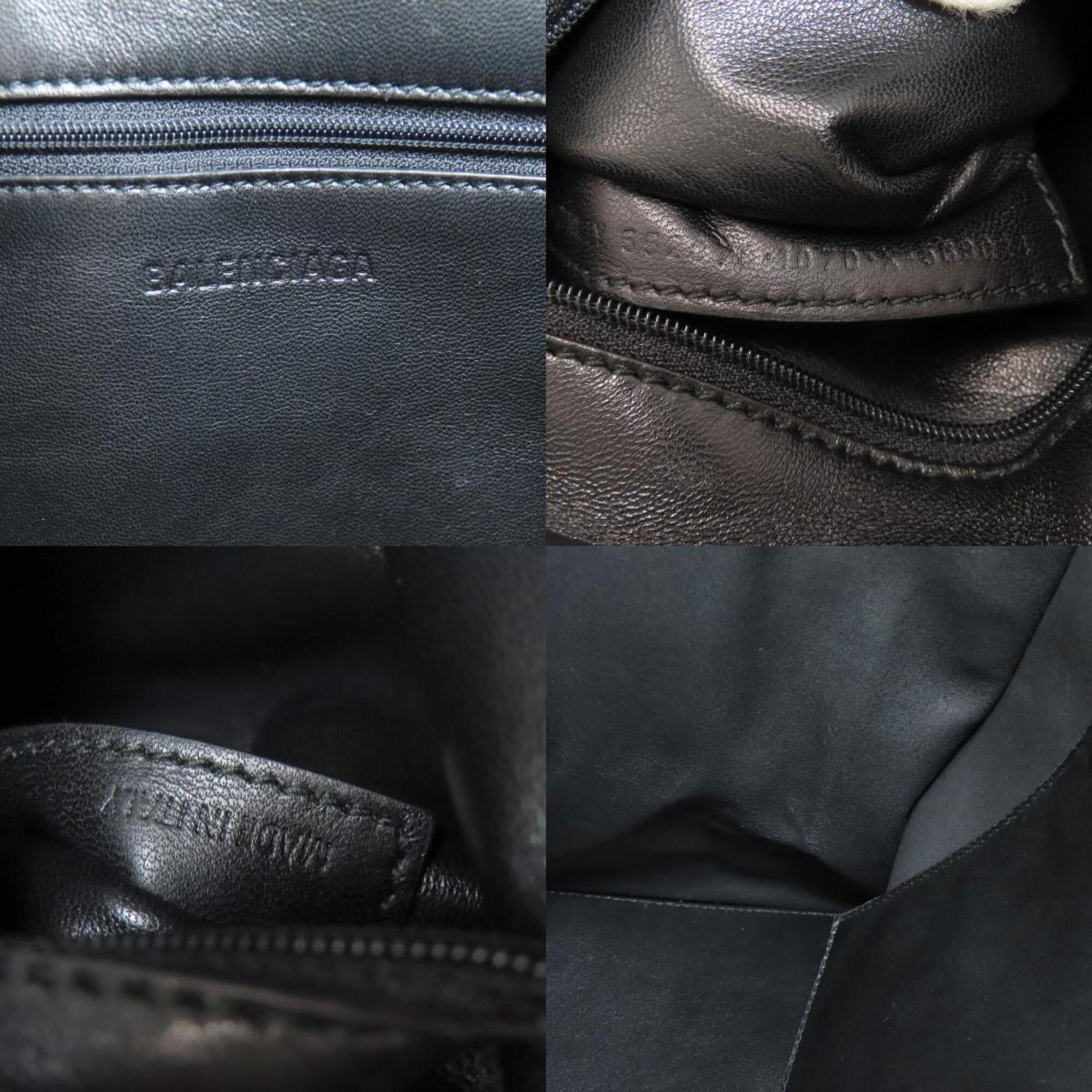 Balenciaga Black Leather Tote Bag (Pre-Owned)