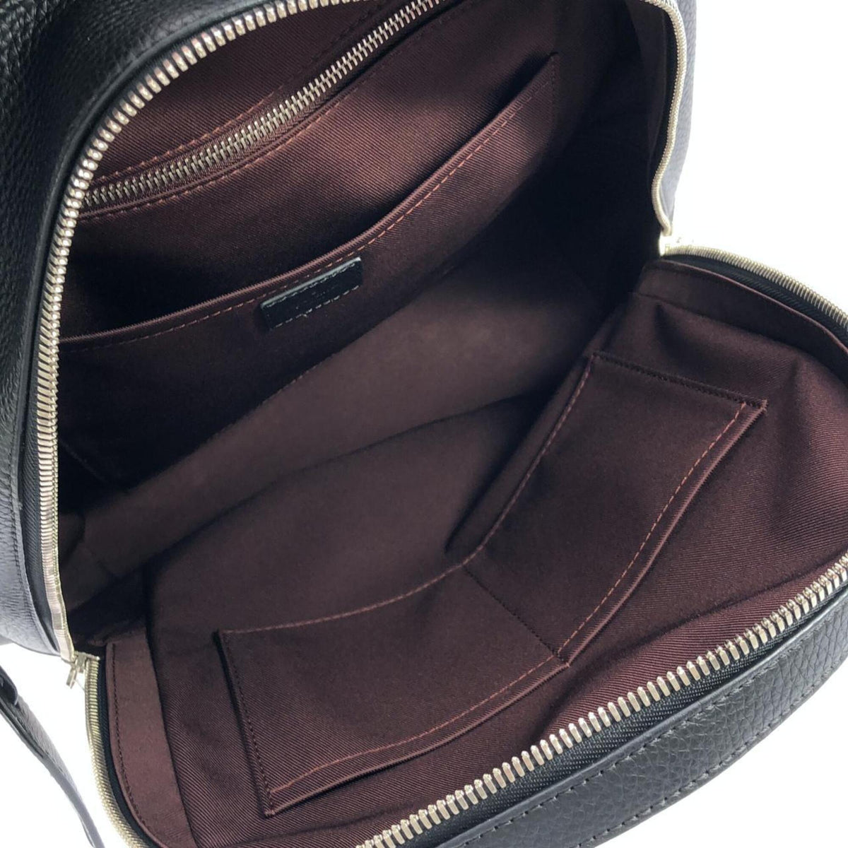 Louis Vuitton Black Leather Backpack (Pre-Owned)