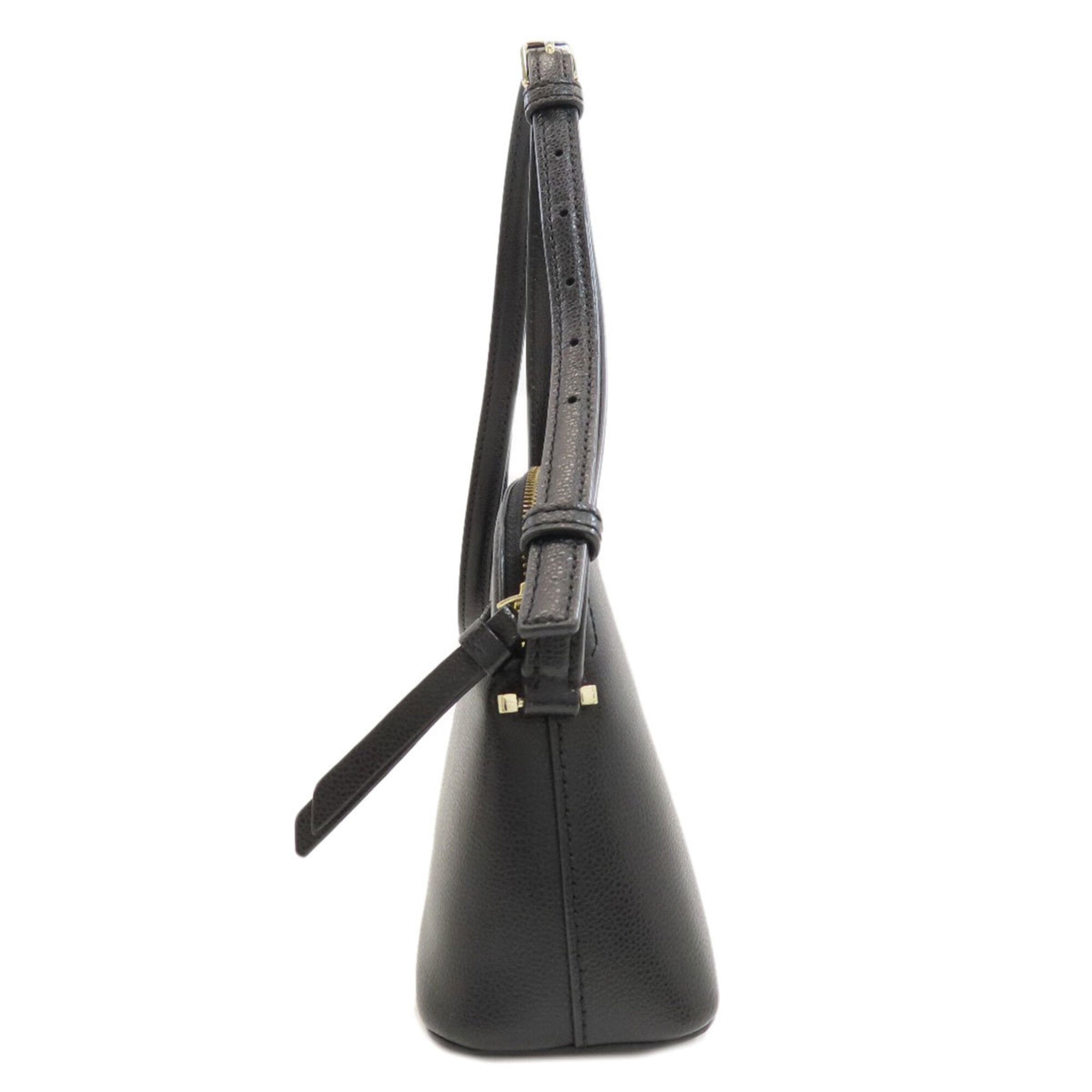 Kate Spade Black Leather Shoulder Bag (Pre-Owned)