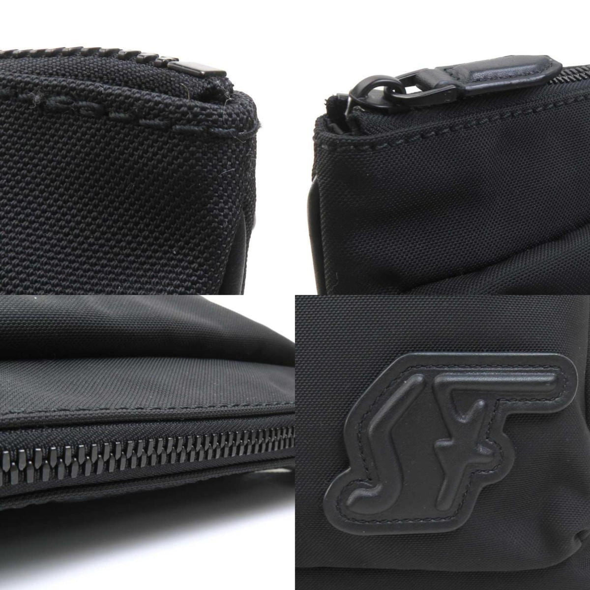Salvatore Ferragamo Black Nylon Shoulder Bag (Pre-Owned)