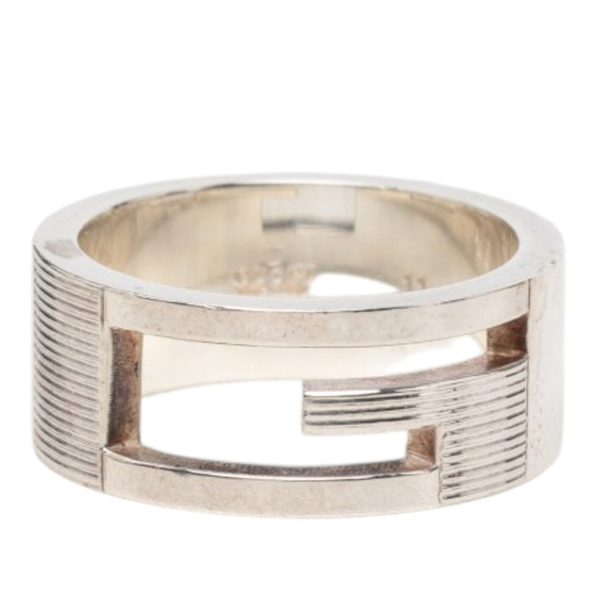 Gucci Silver Silver 925 Band Ring (Pre-Owned)