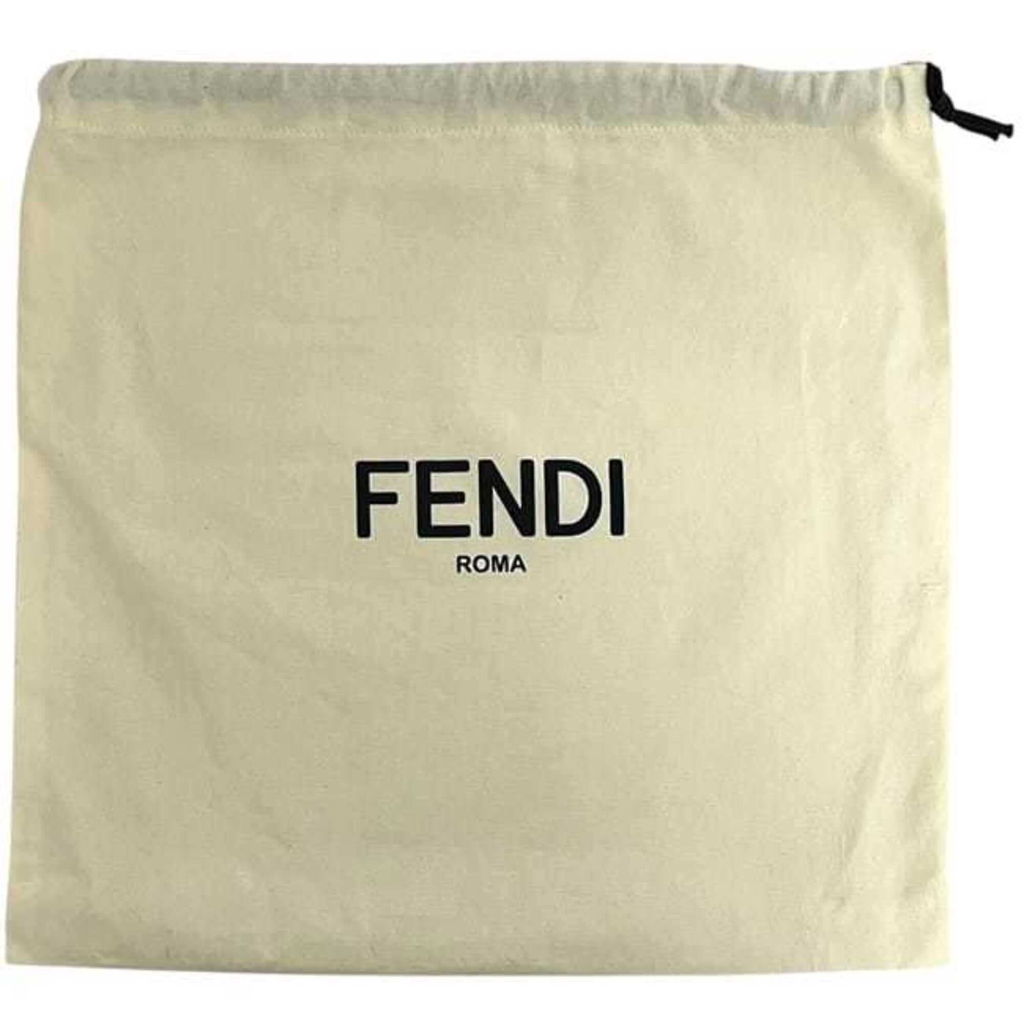 Fendi Black Leather Clutch Bag (Pre-Owned)