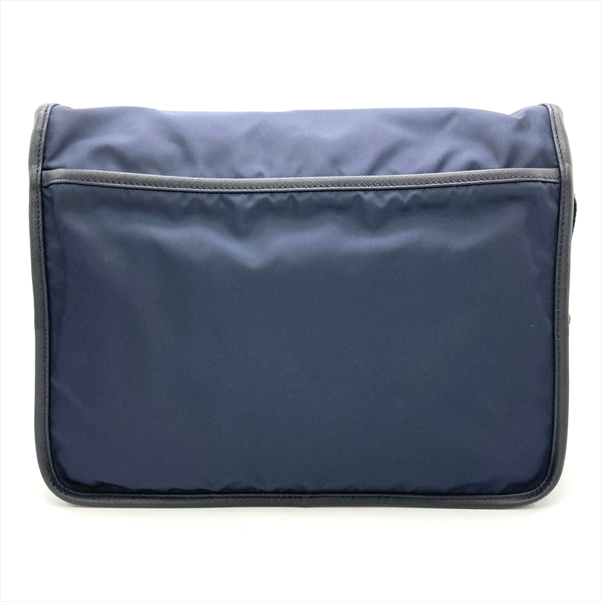 Prada Navy Nylon Shoulder Bag (Pre-Owned)
