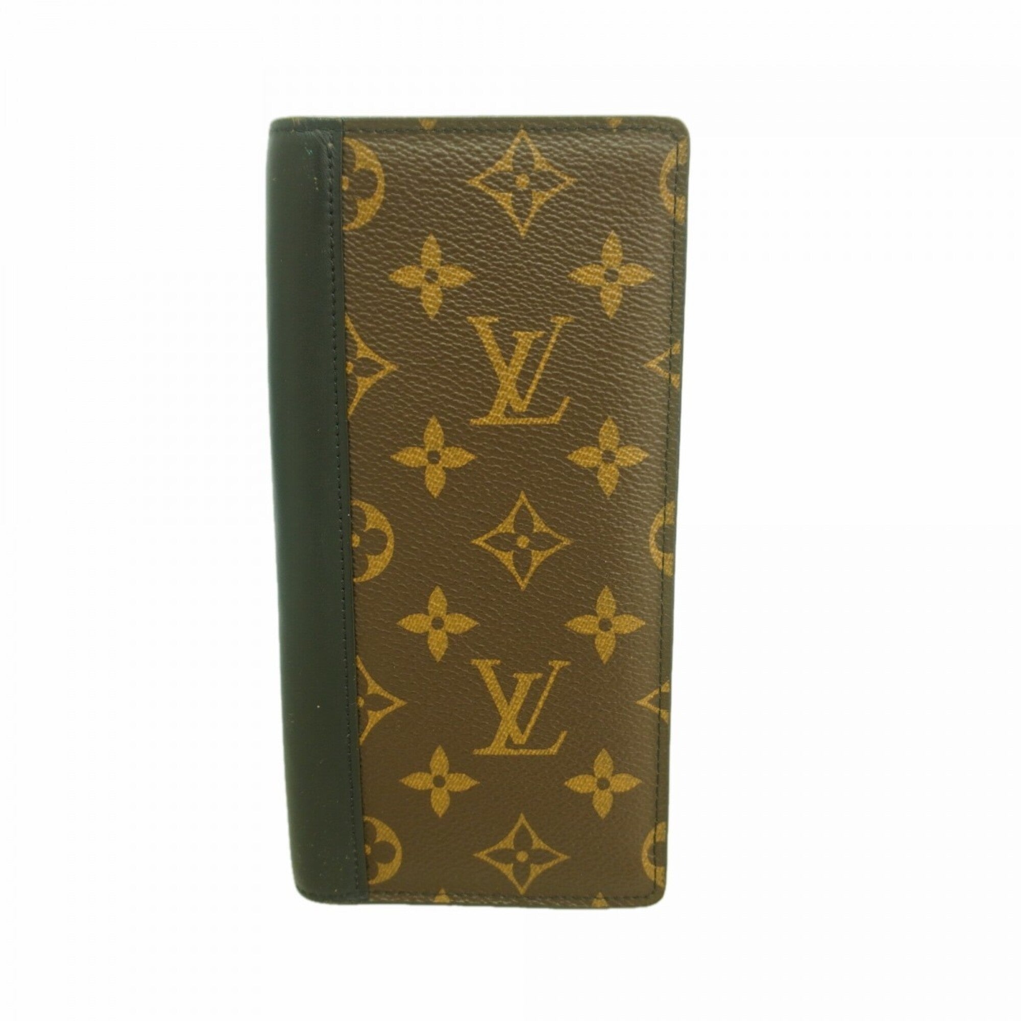 Louis Vuitton Black Brown Long Wallet (Bi-Fold) (Pre-Owned)