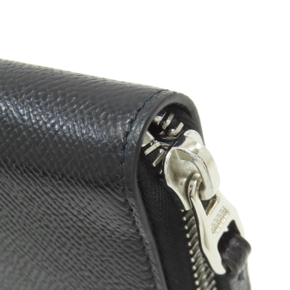 Dunhill Black Leather Long Wallet (Bi-Fold) (Pre-Owned)