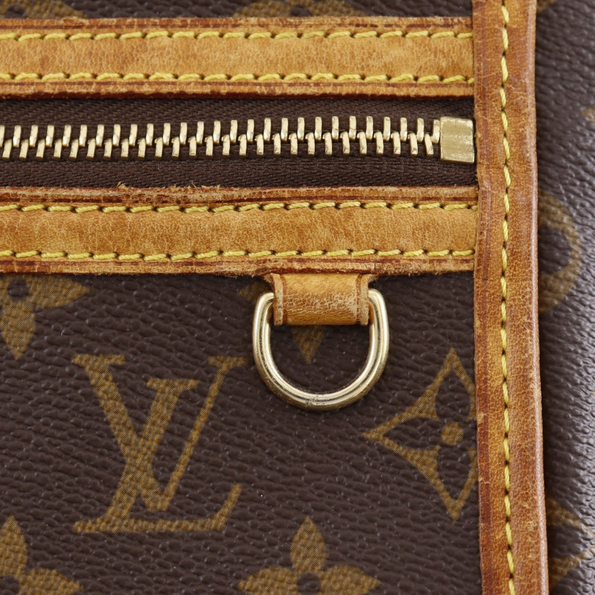 Louis Vuitton Brown Monogram Messenger Bag Shoulder Bag (Pre-Owned)