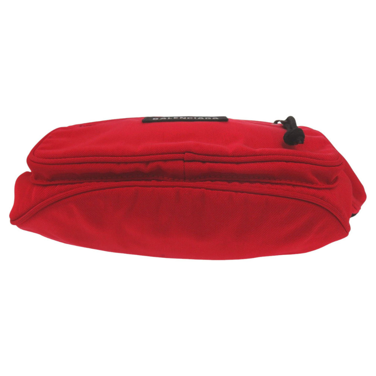 Balenciaga Red Color Nylon Fanny Pack Sling Bag (Pre-Owned)