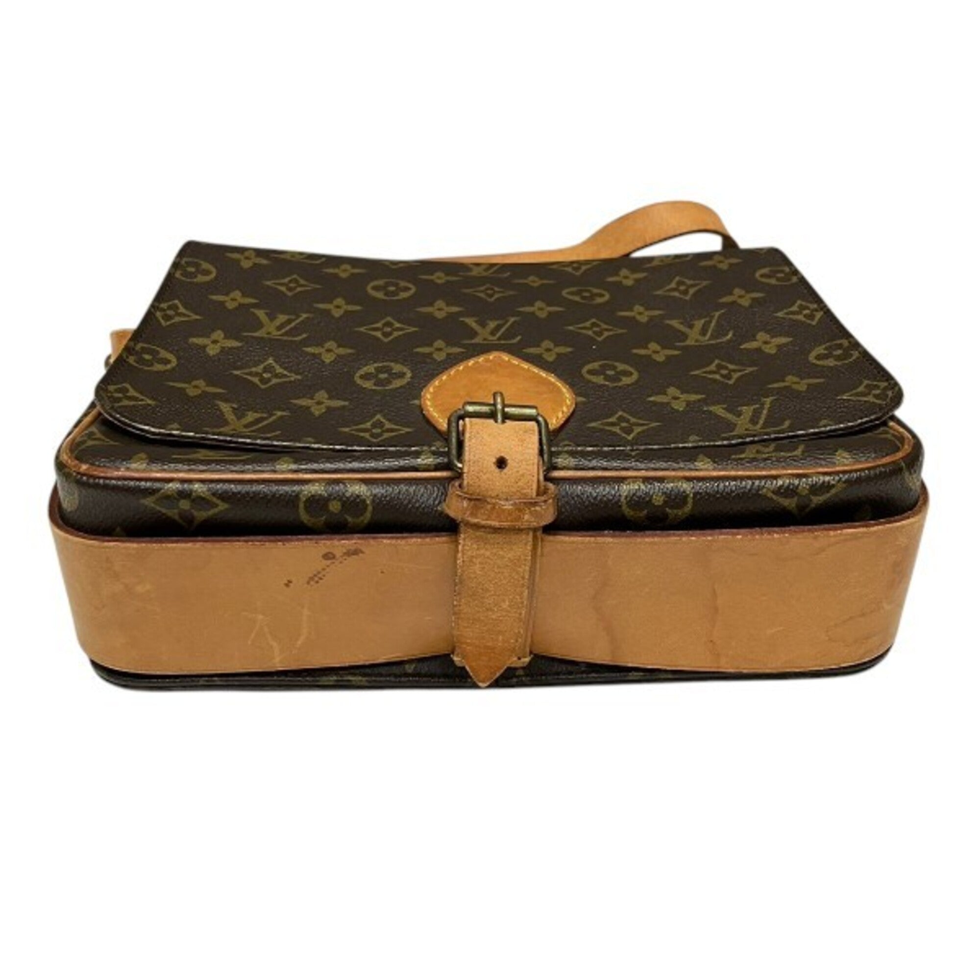 Louis Vuitton Brown Monogram Handbag Shoulder Bag (Pre-Owned)