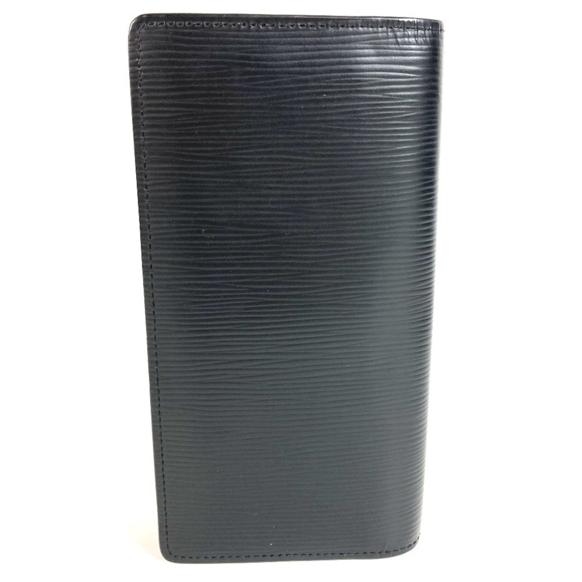 Louis Vuitton Black Noir Epi Leather Long Wallet (Bi-Fold) (Pre-Owned)