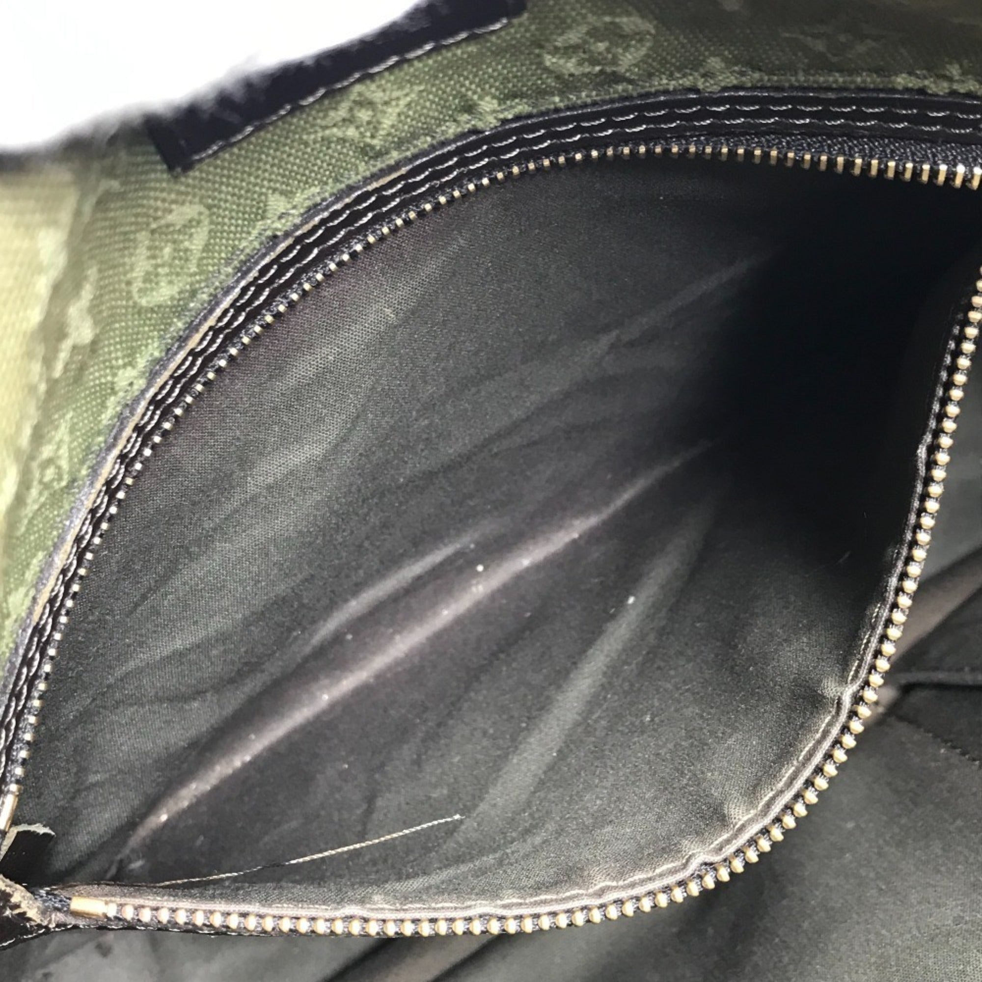 Louis Vuitton Khaki Monogram Mini Canvas Shoulder Bag (Pre-Owned)