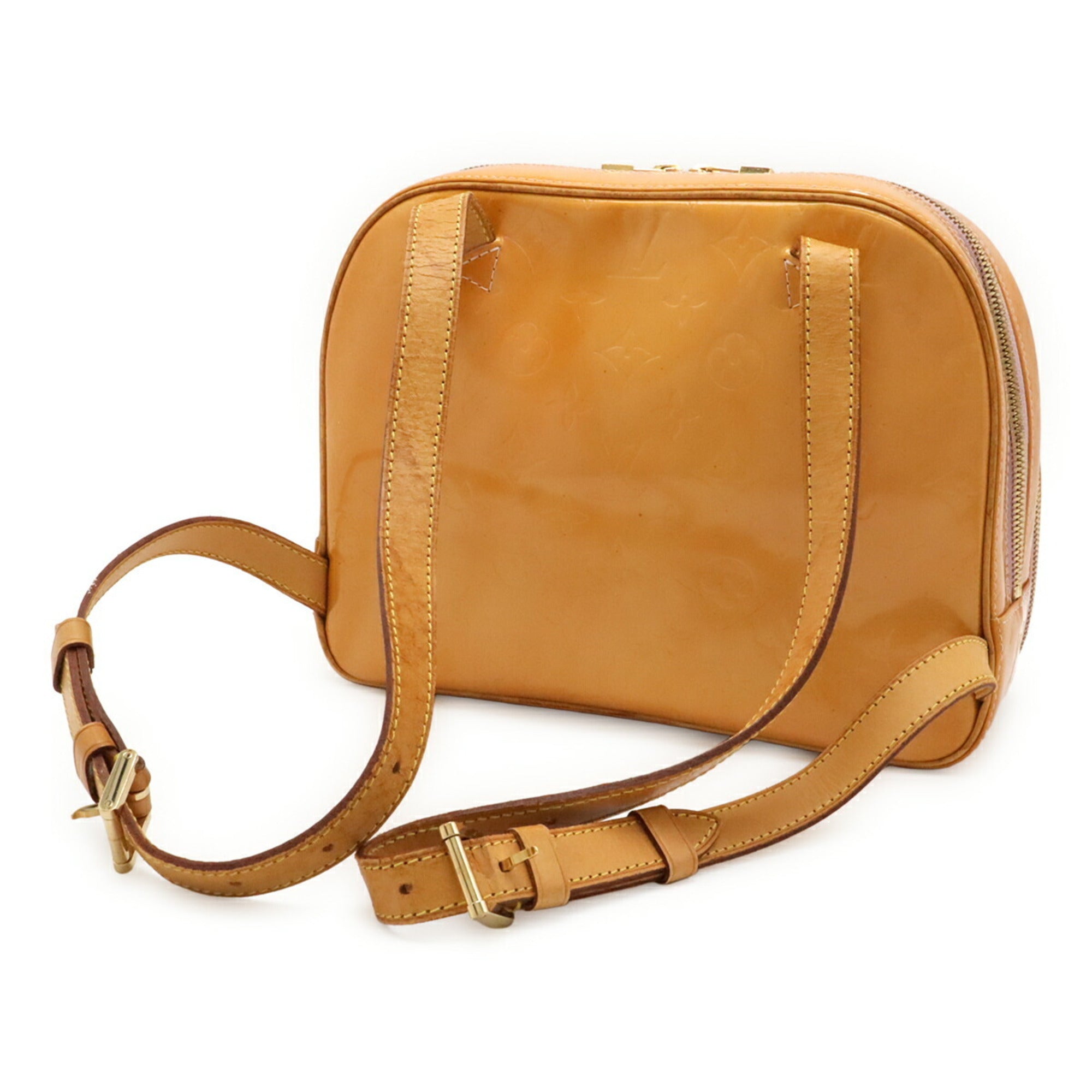 Louis Vuitton Pink Leather Backpack Shoulder Bag (Pre-Owned)