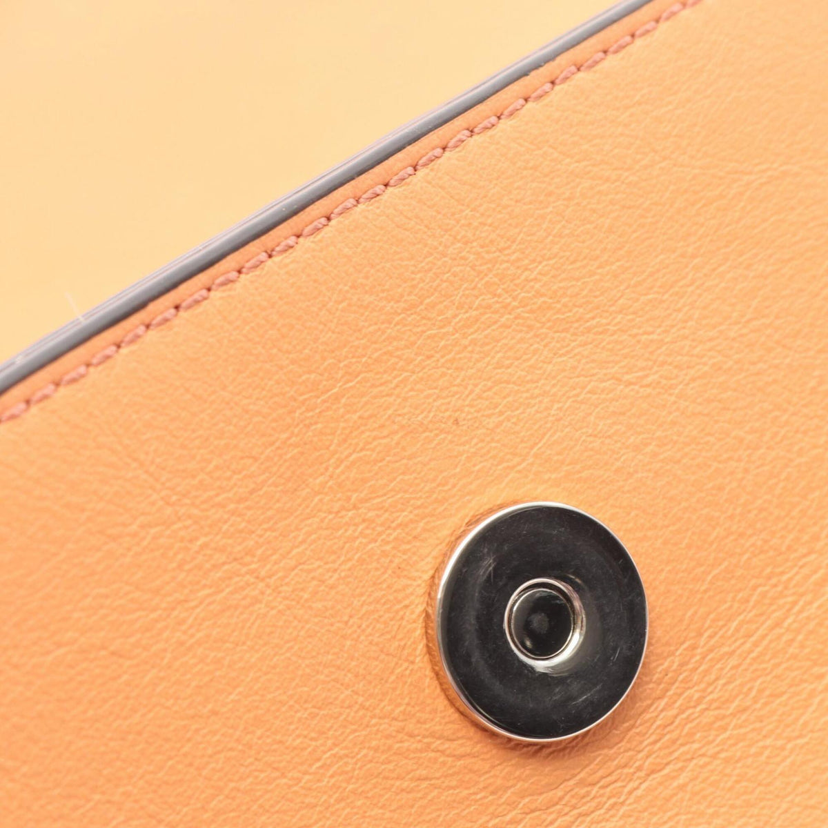 Chloé Orange Leather Suede Handbag Shoulder Bag (Pre-Owned)