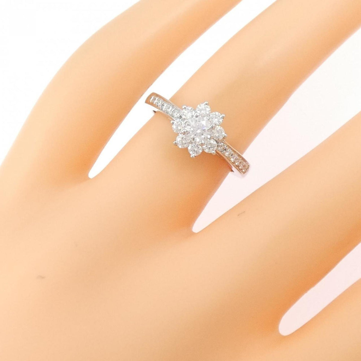 Tiffany Platinum Platinum 950 Band Ring (Pre-Owned)