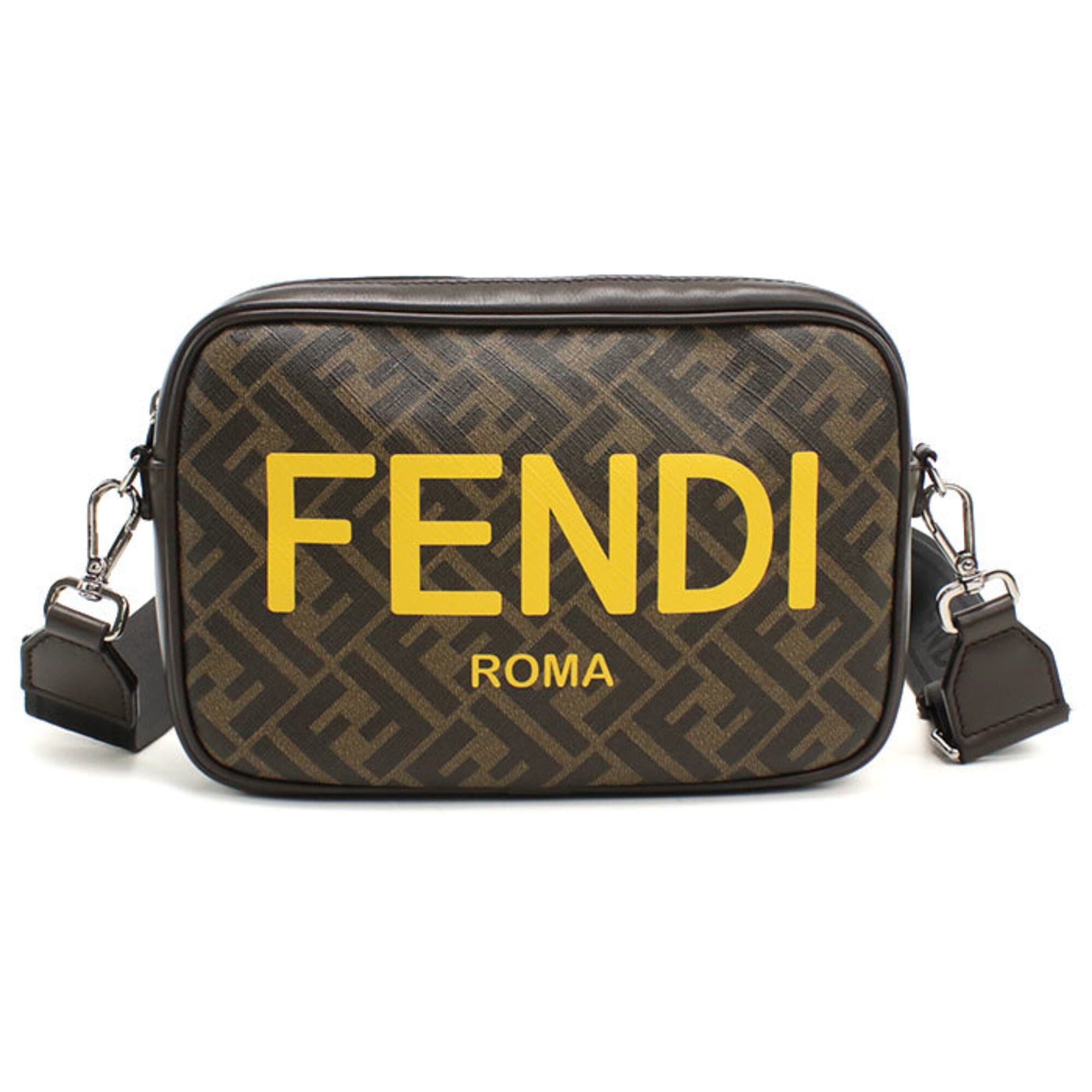 Fendi Brown Pvc Shoulder Bag (Pre-Owned)