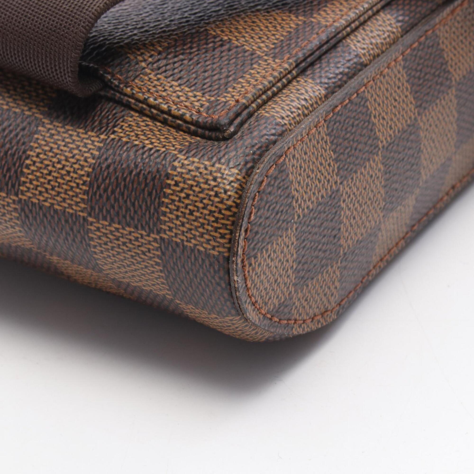 Louis Vuitton Brown Coated Canvas Fanny Pack Handbag (Pre-Owned)