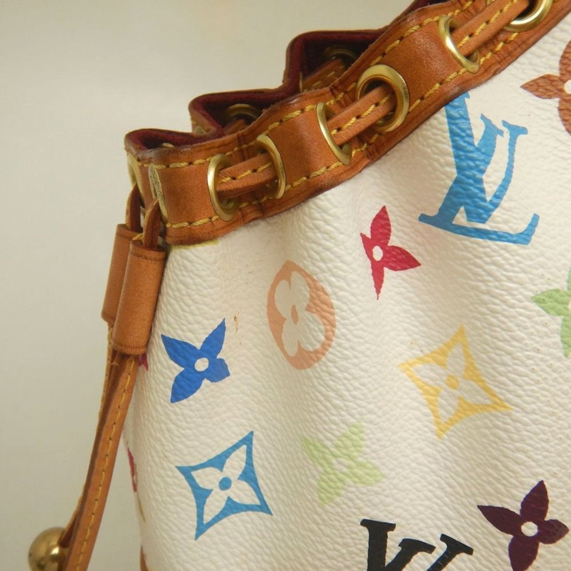Louis Vuitton Blanc Monogram Multi-Color Monogram Handbag (Pre-Owned)