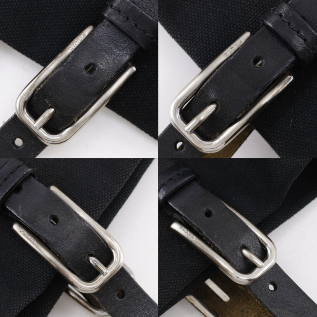 Prada Black Canvas Tote Bag (Pre-Owned)
