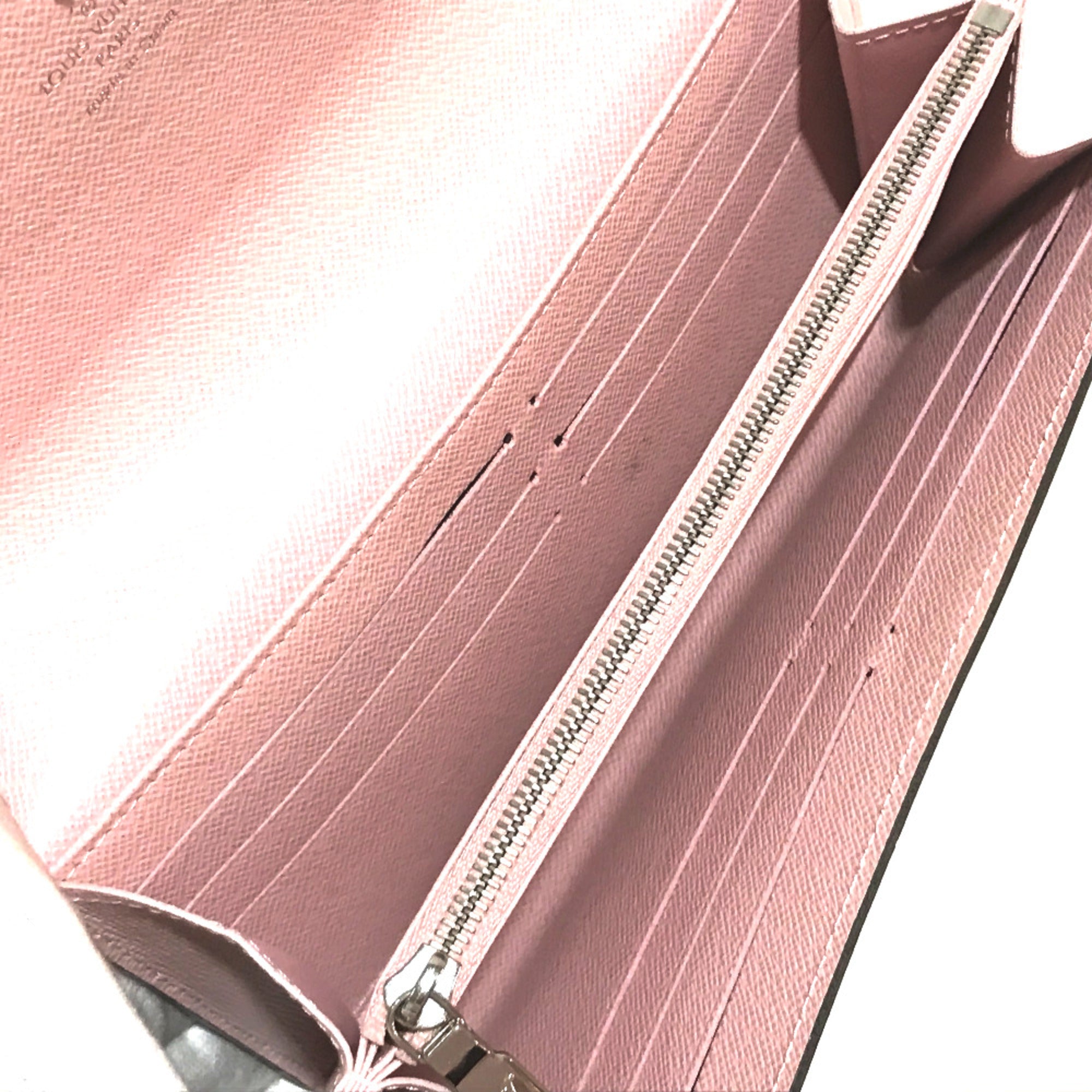 Louis Vuitton Pink Leather Wallet (Bi-Fold) (Pre-Owned)