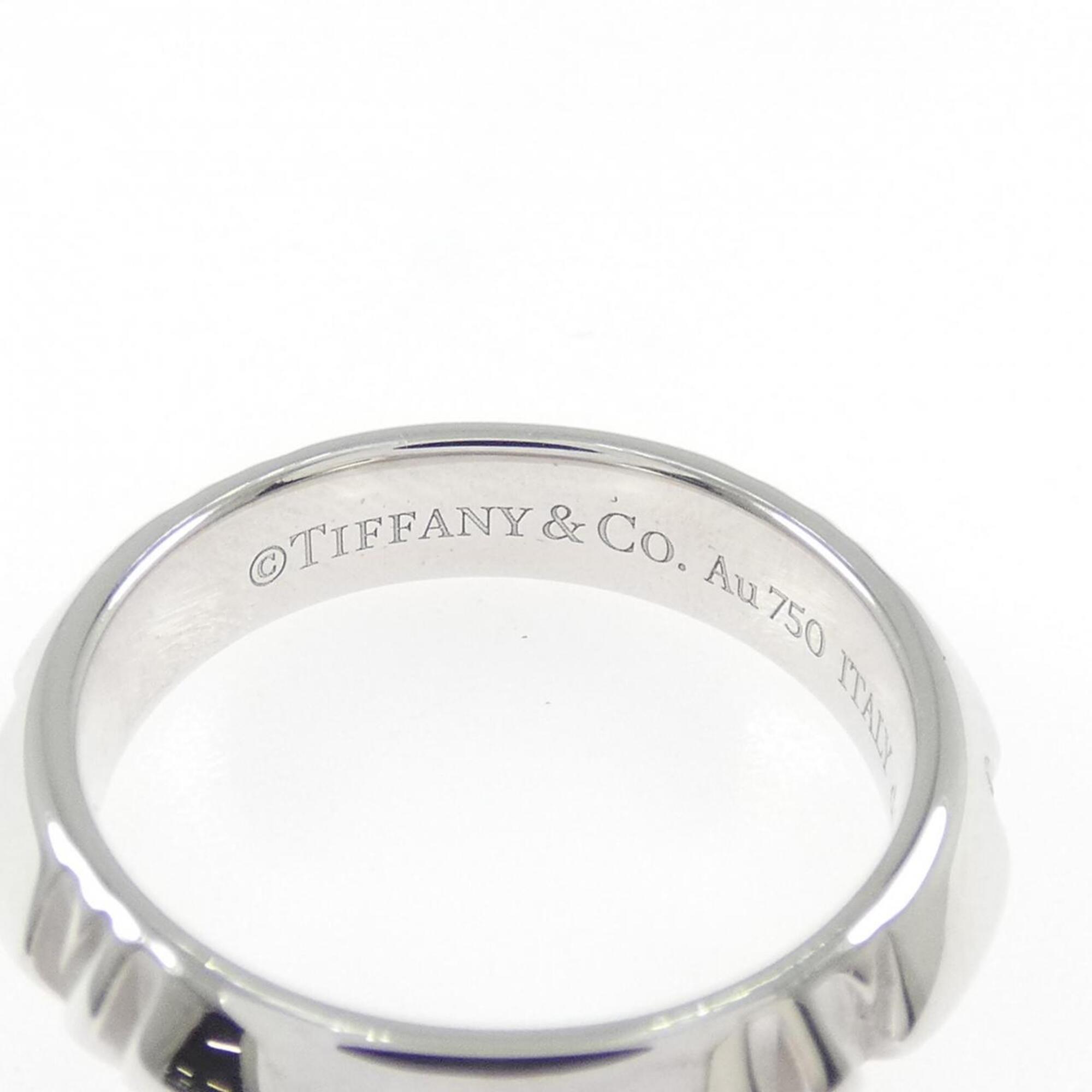 Tiffany Atlas White Gold (18K) Band Ring (Pre-Owned)