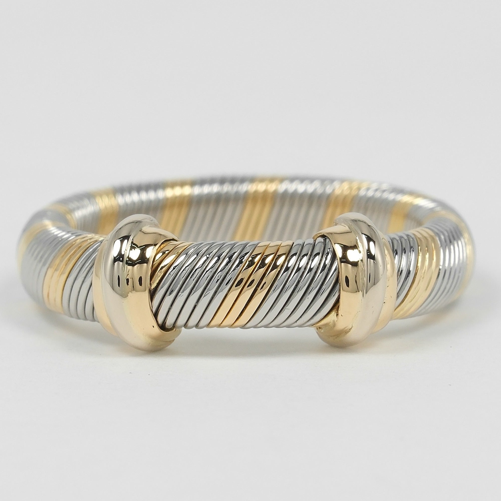 Cartier Yellow Gold (18K) Stainless Steel Band Ring (Pre-Owned)