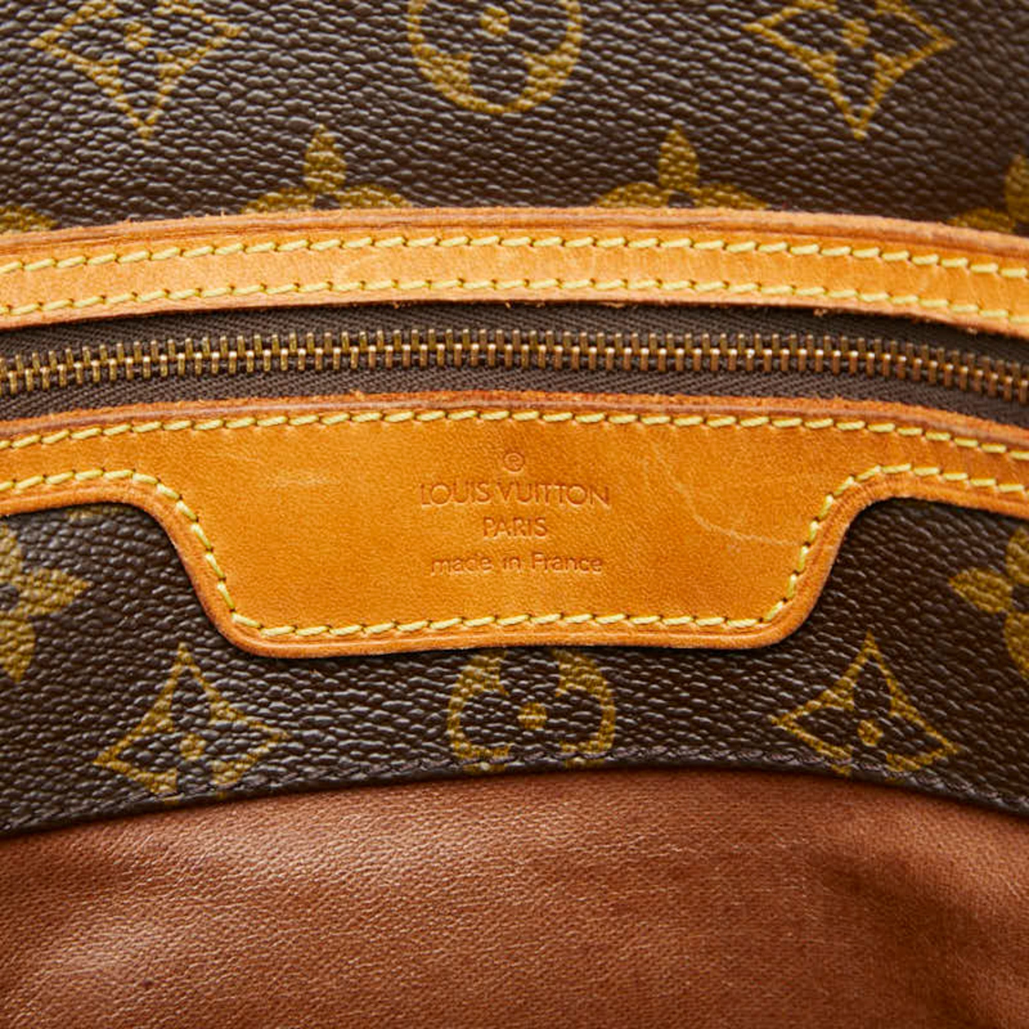 Louis Vuitton Brown Pvc Leather Shoulder Bag Tote Bag (Pre-Owned)