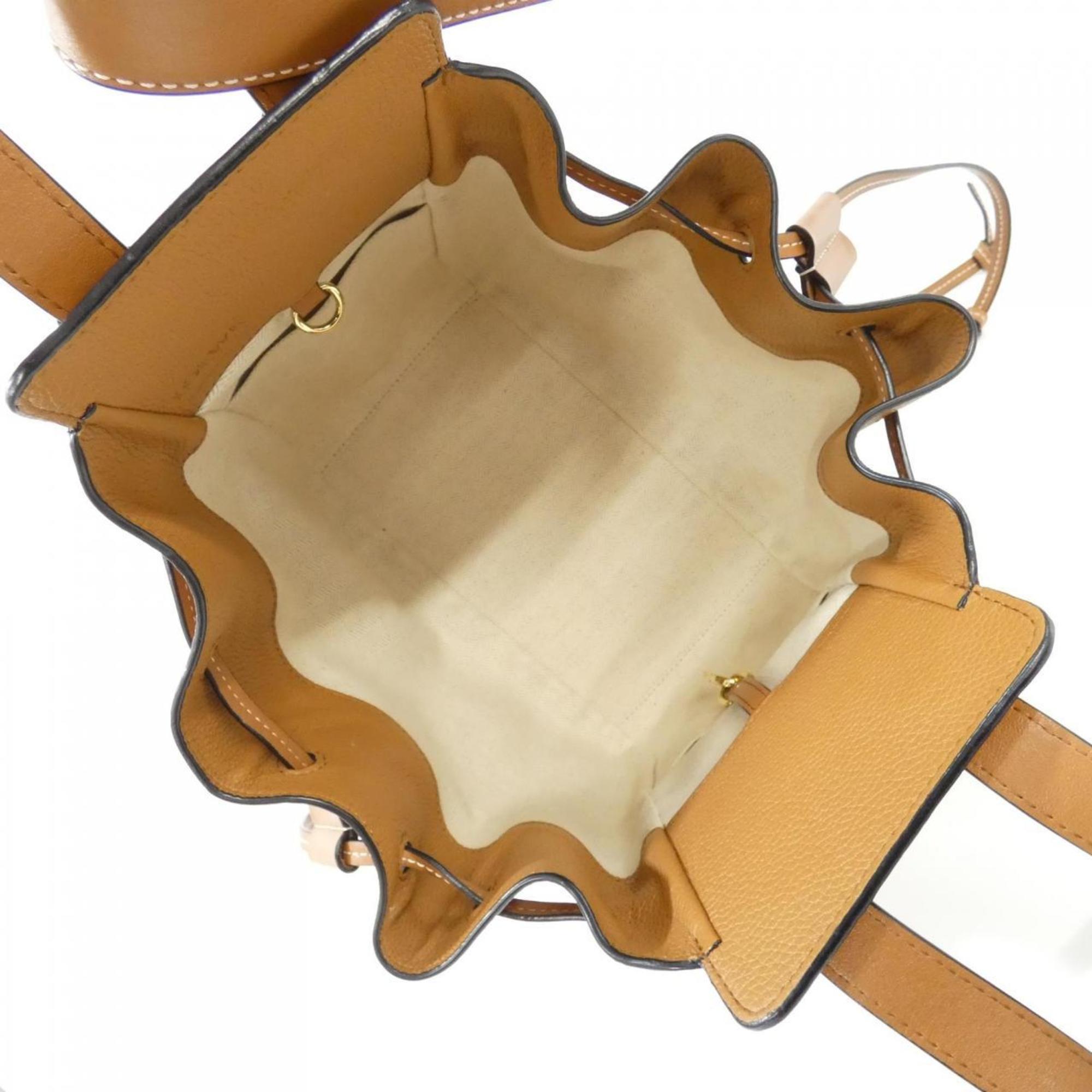 Loewe Hammock Light Camel Leather Shoulder Bag (Pre-Owned)