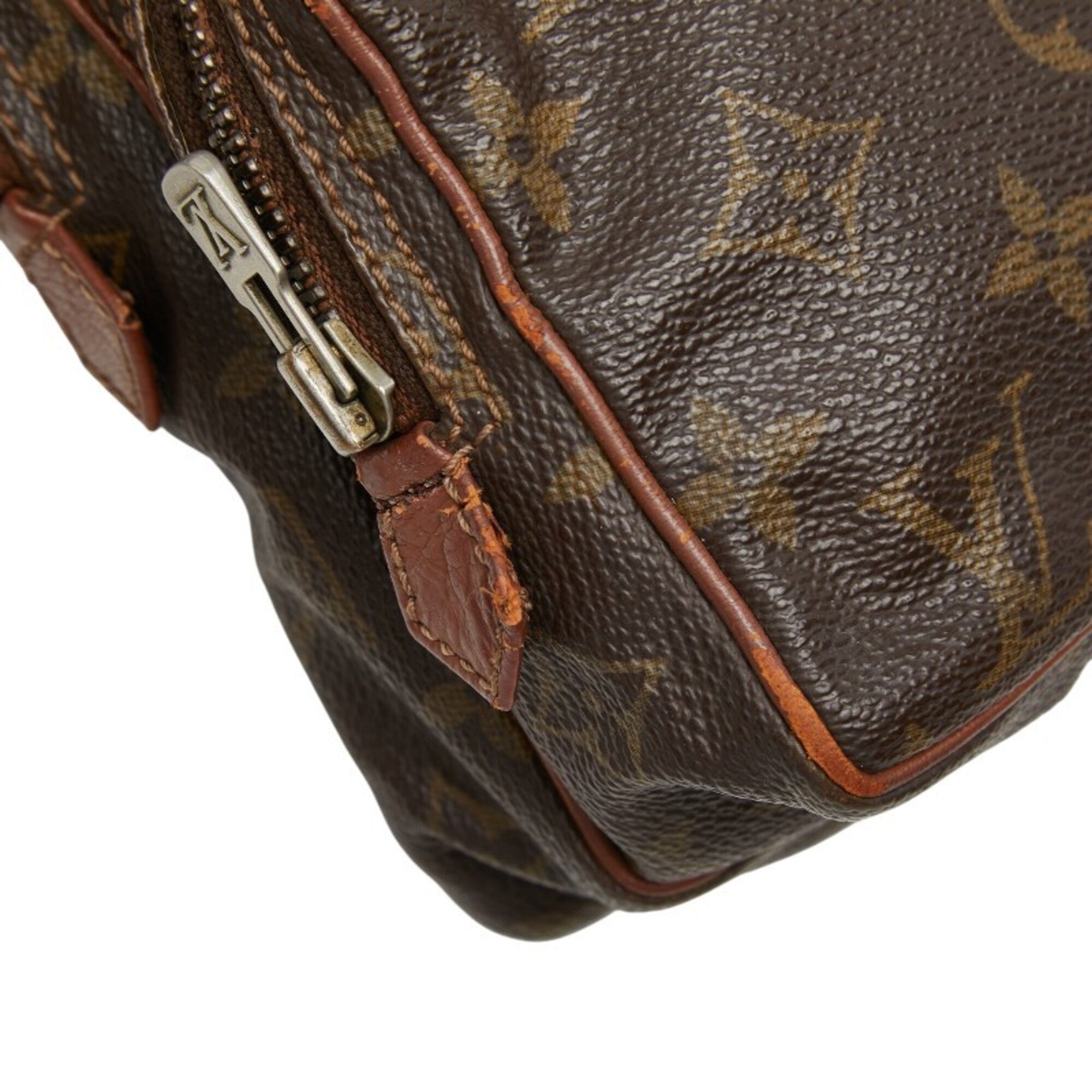 Louis Vuitton Brown Pvc Leather Shoulder Bag (Pre-Owned)