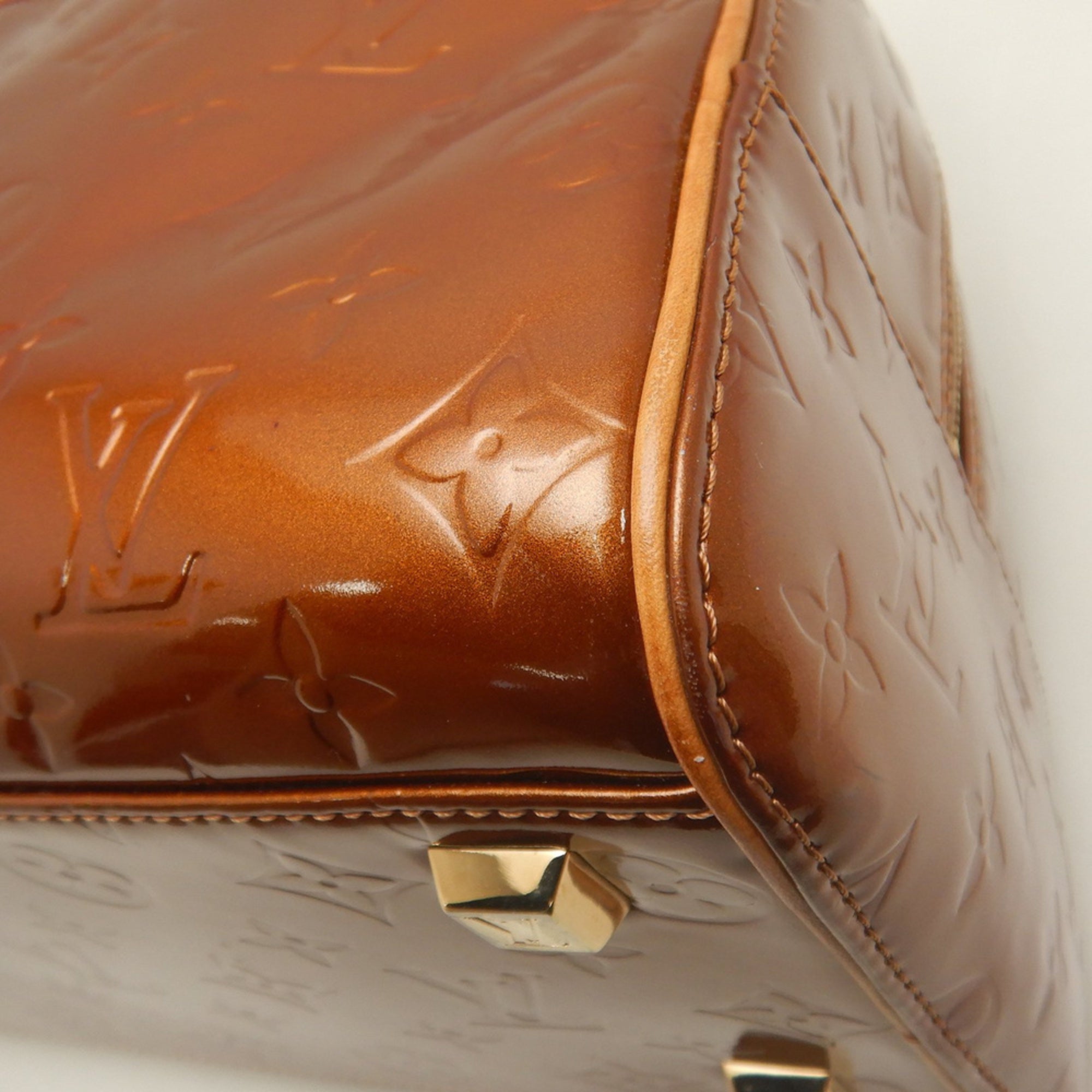Louis Vuitton Bronze Monogram Monogram Vernis Handbag (Pre-Owned)
